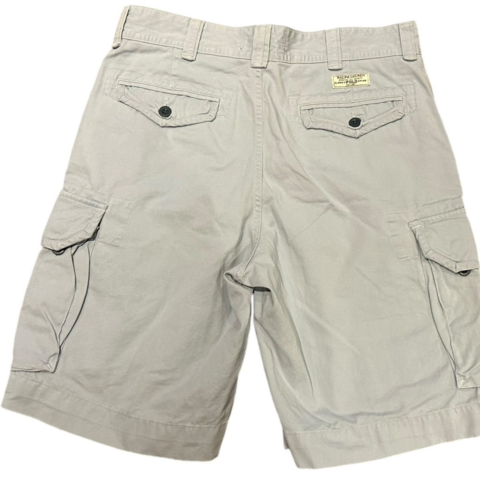 Polo Ralph Lauren Polo Ralph Lauren Pastel Blue Cargo Shorts Sz 34 100% Cotton Size US 34 / EU 50 - 2 Thumbnail
