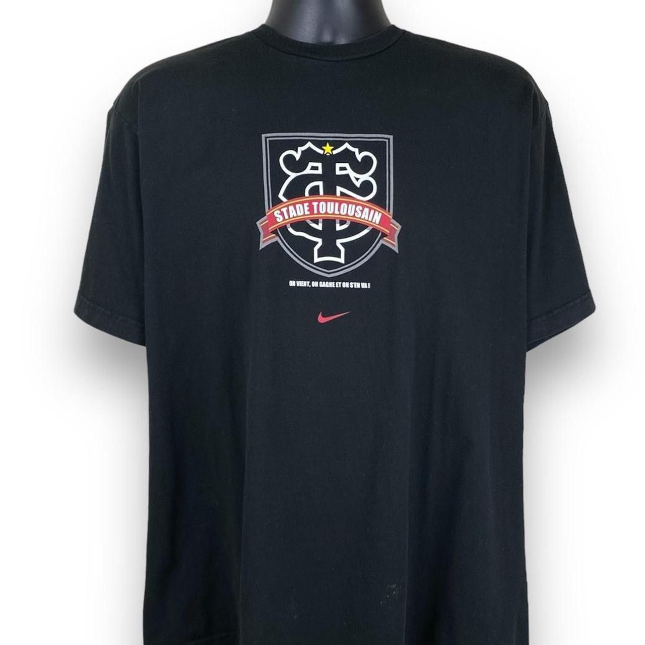 Nike × Vintage Vintage Nike Rugby Stade Toulousain Sports Tee Tshirt Size US XL / EU 56 / 4 - 1 Thumbnail