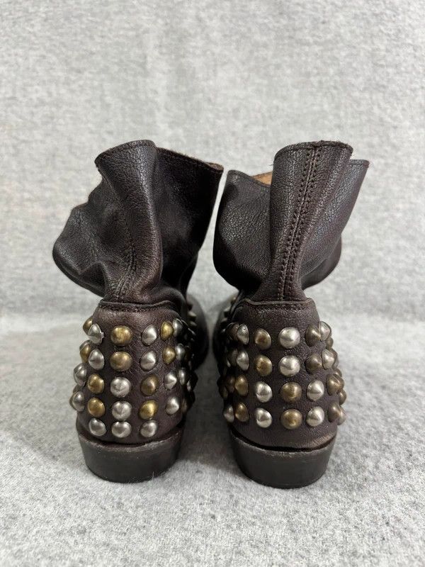 ASH ASH Venice Studded Moto Biker Boot Leather 39 1/2 handmade Size US 9.5 / IT 39.5 - 8 Thumbnail