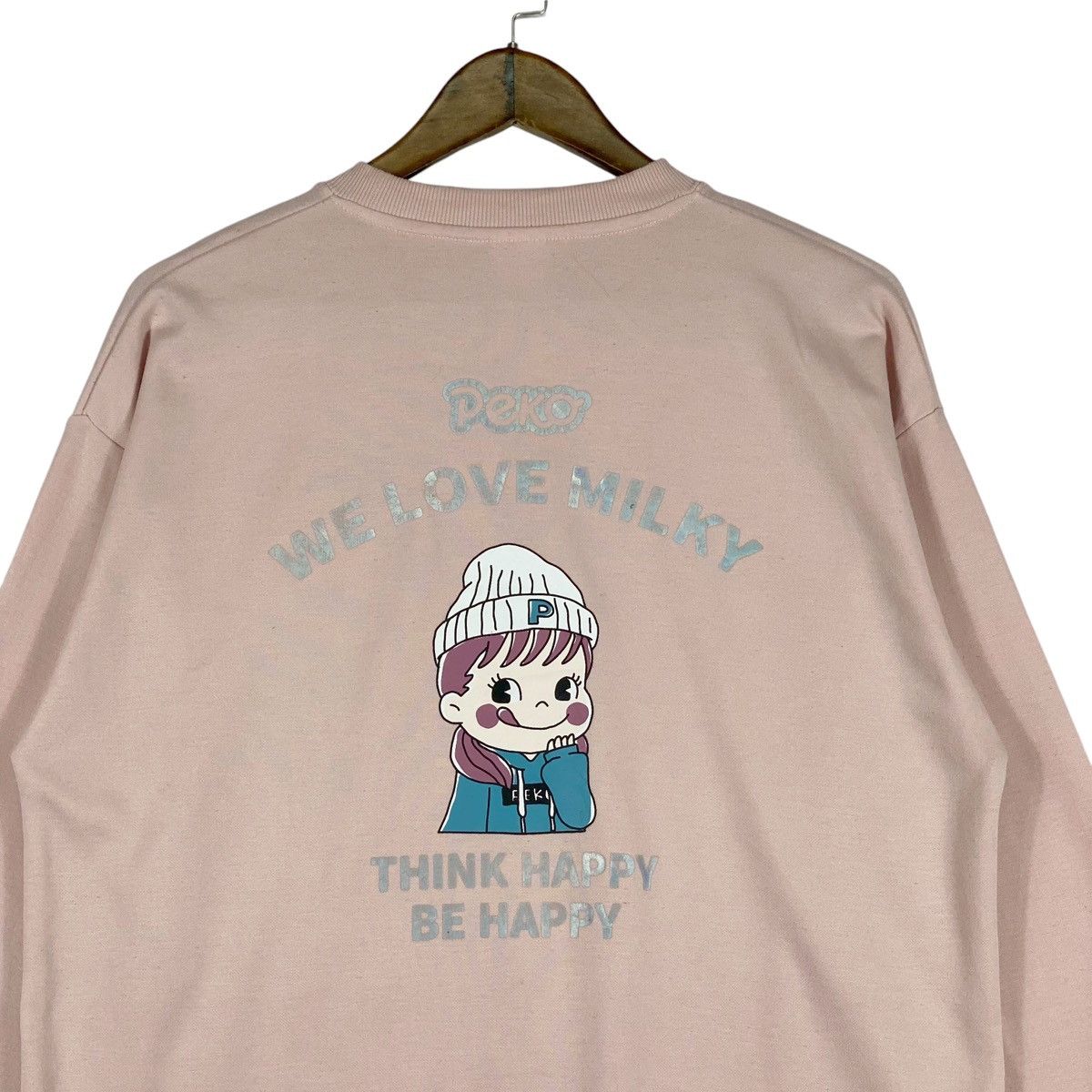 Vintage Vintage Peko Milky Sweatshirt Crewneck Pink Pullover Jumper Size M / US 6-8 / IT 42-44 - 2 Thumbnail