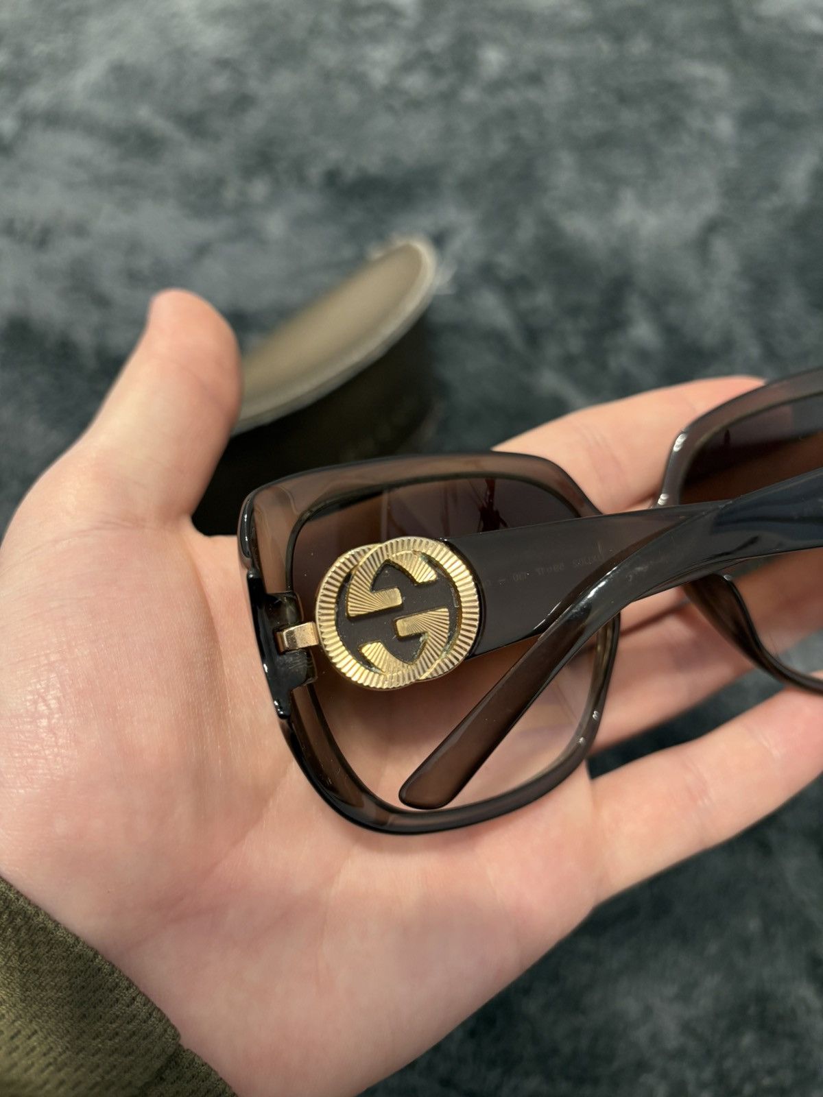 Gucci Vintage Gucci GG Interlocking Logo Sunglasses Size ONE SIZE - 5 Thumbnail