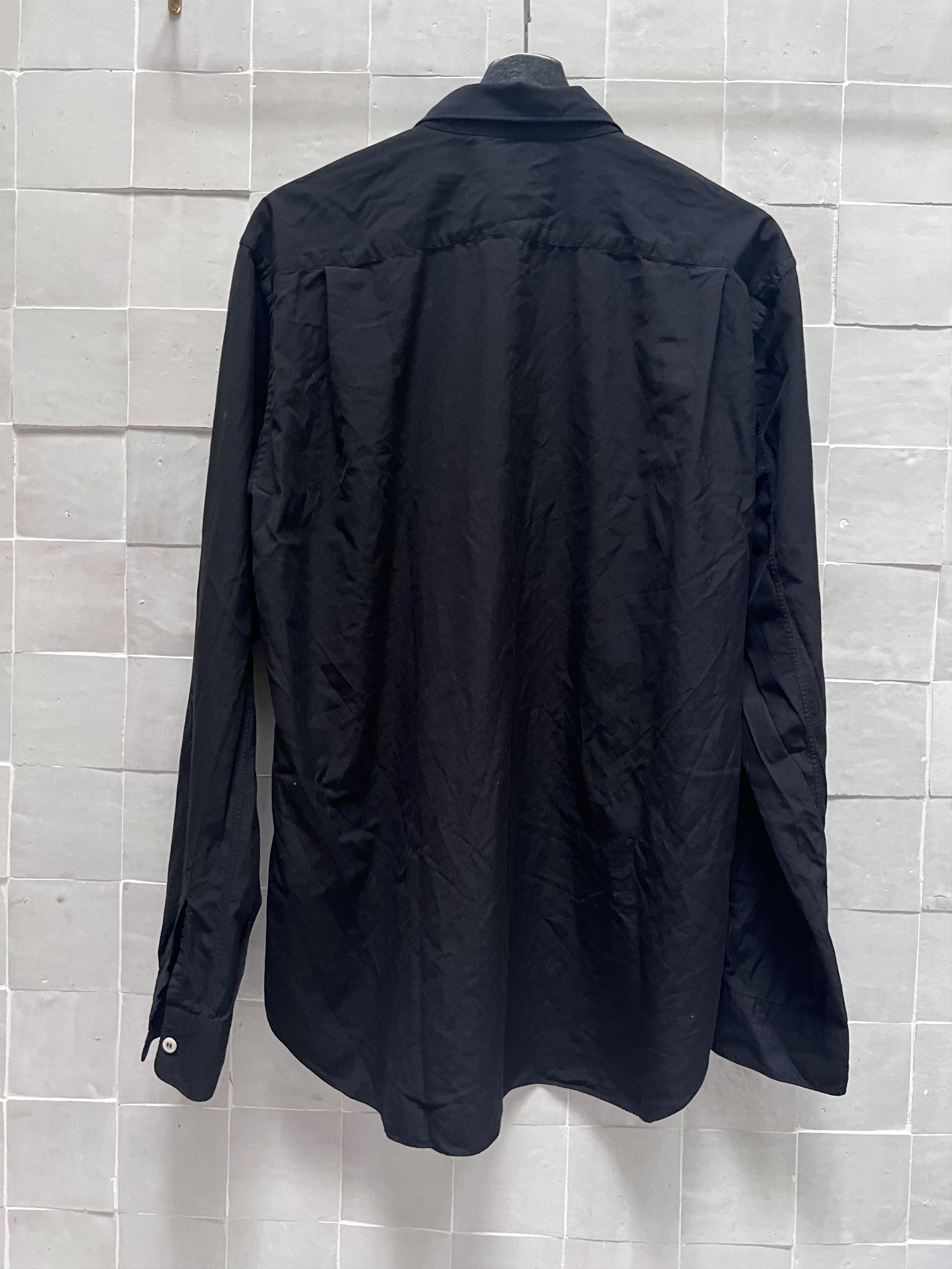 Comme des Garcons Homme Plus CDG Homme Plus Black Classic Button Up Size US L / EU 52-54 / 3 - 3 Thumbnail