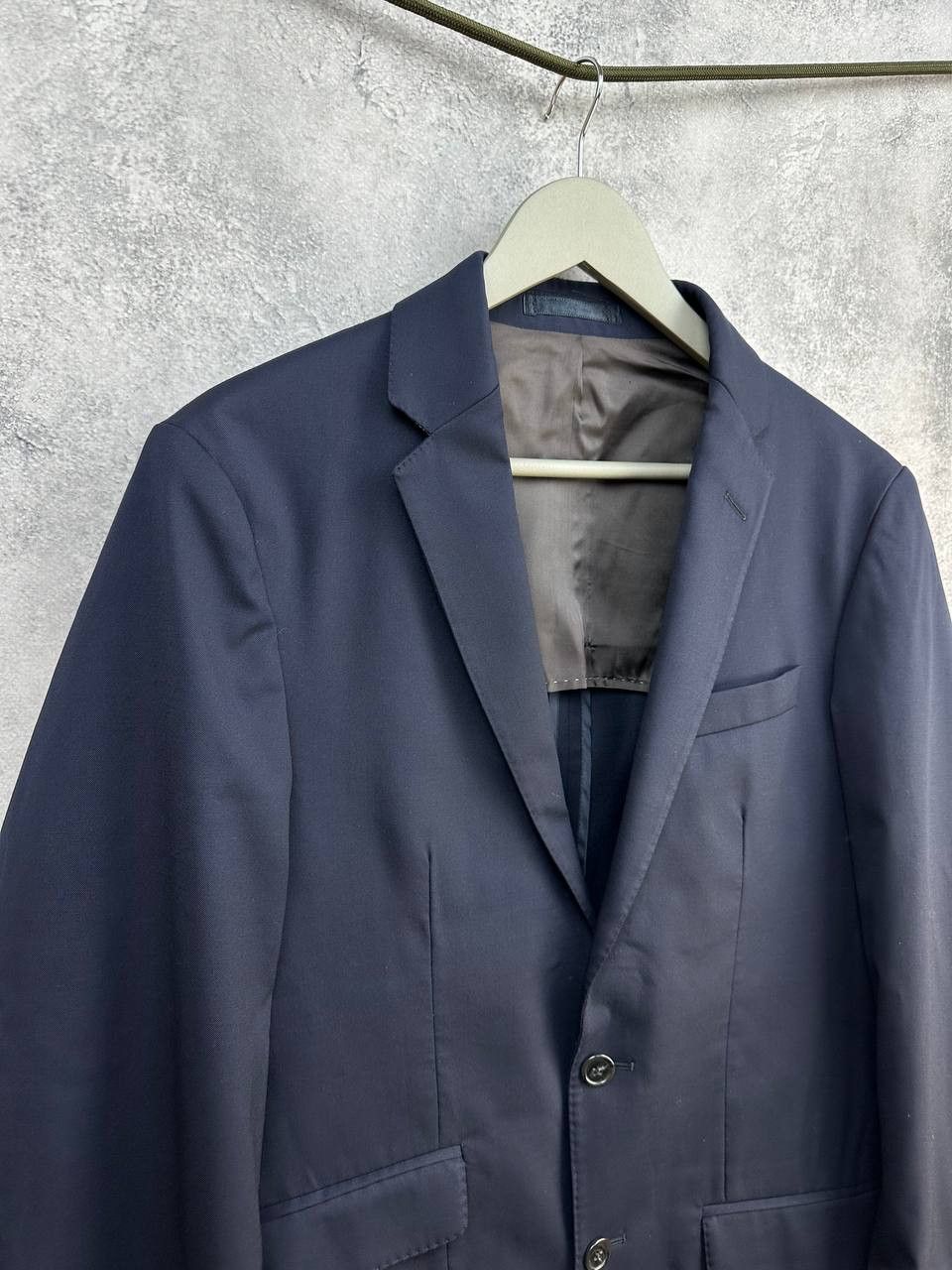 Hackett × Loro Piana Hackett Mayfair x Loro Piana Navy Stretch Wool Blazer Jacket Size 48L - 3 Thumbnail