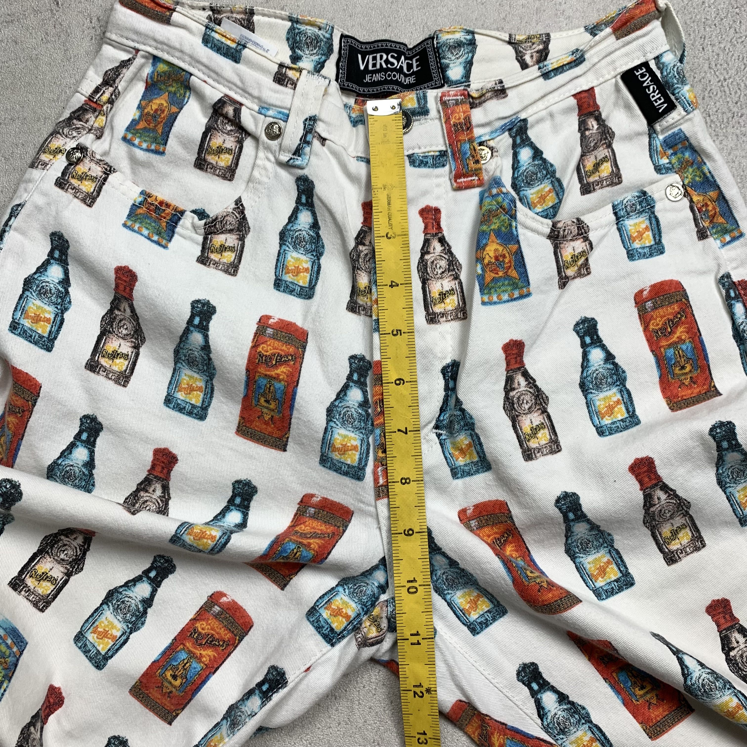 Versace 90s Versace Perfume Bottle Fullprint Pants Size 25" / US 0 / IT 36 - 16 Thumbnail