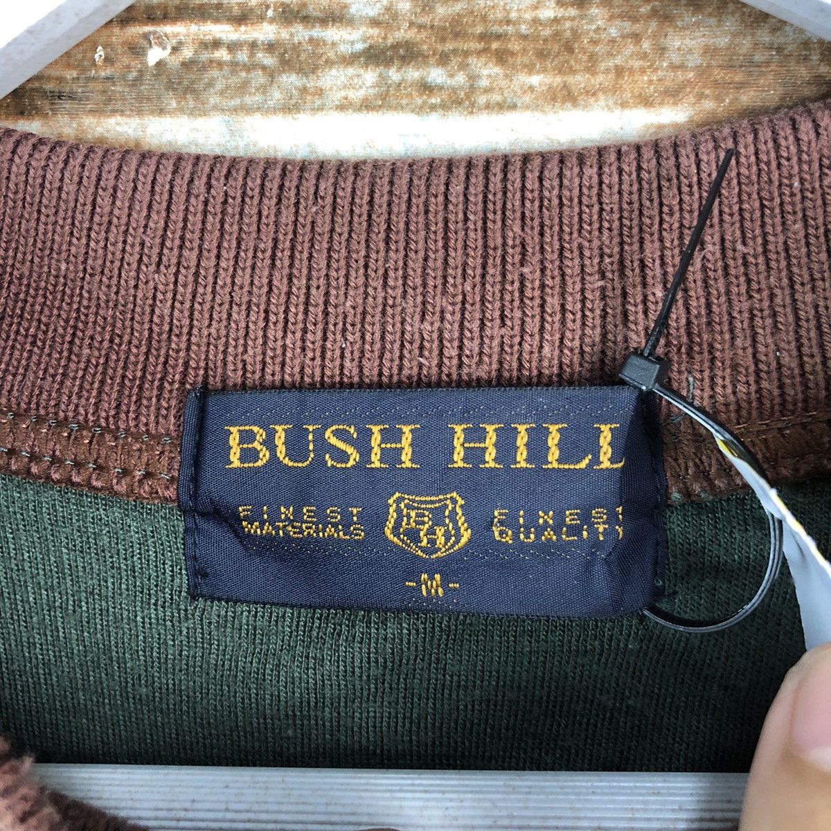 Japanese Brand Bush Hill vintage Brown Green Sweathshirt #A2514 Size US S / EU 44-46 / 1 - 10 Thumbnail