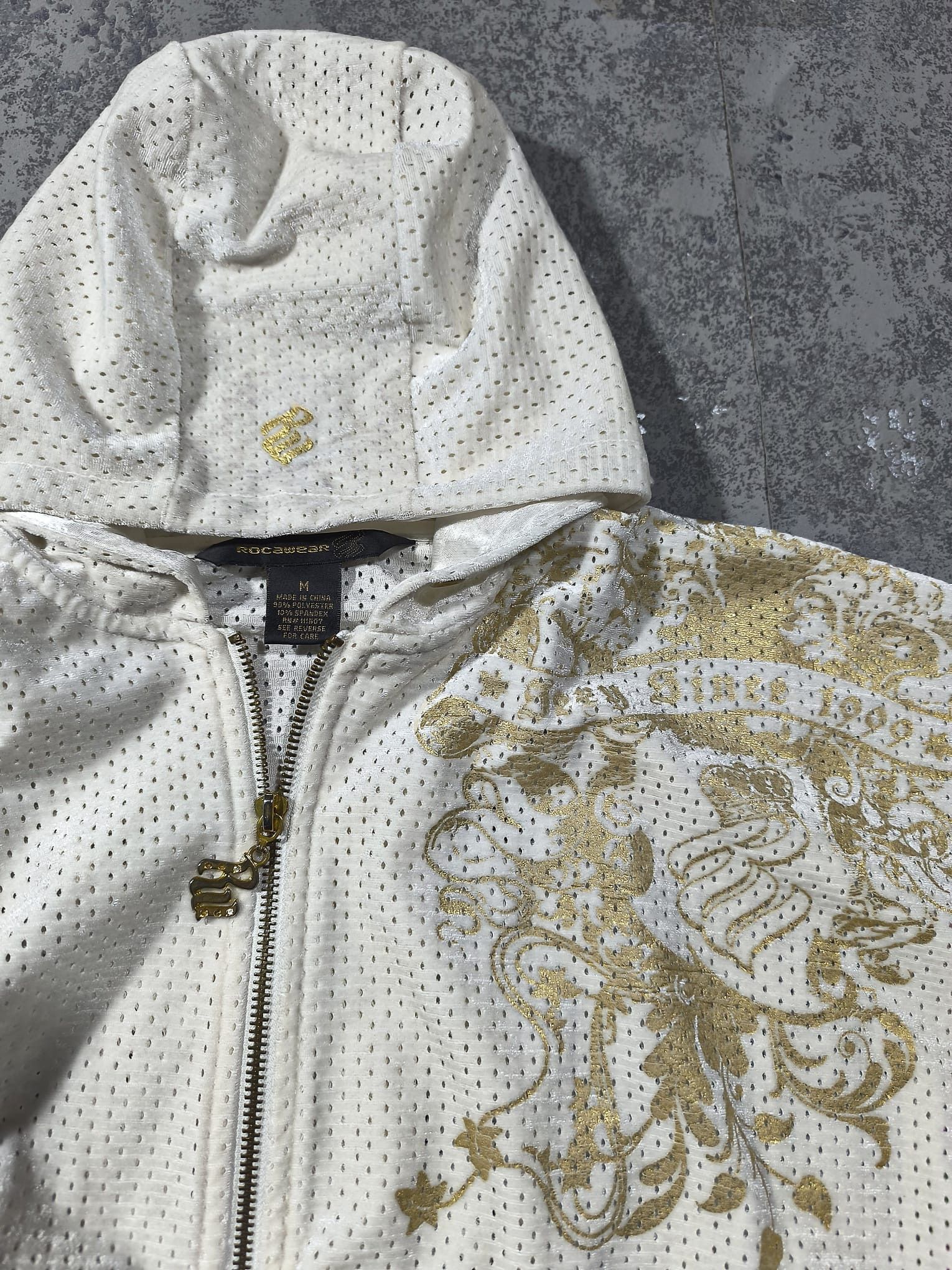 Hysteric Glamour rocawear crop swag baddie zip hoodie fitted glitter bling Size M / US 6-8 / IT 42-44 - 6 Thumbnail