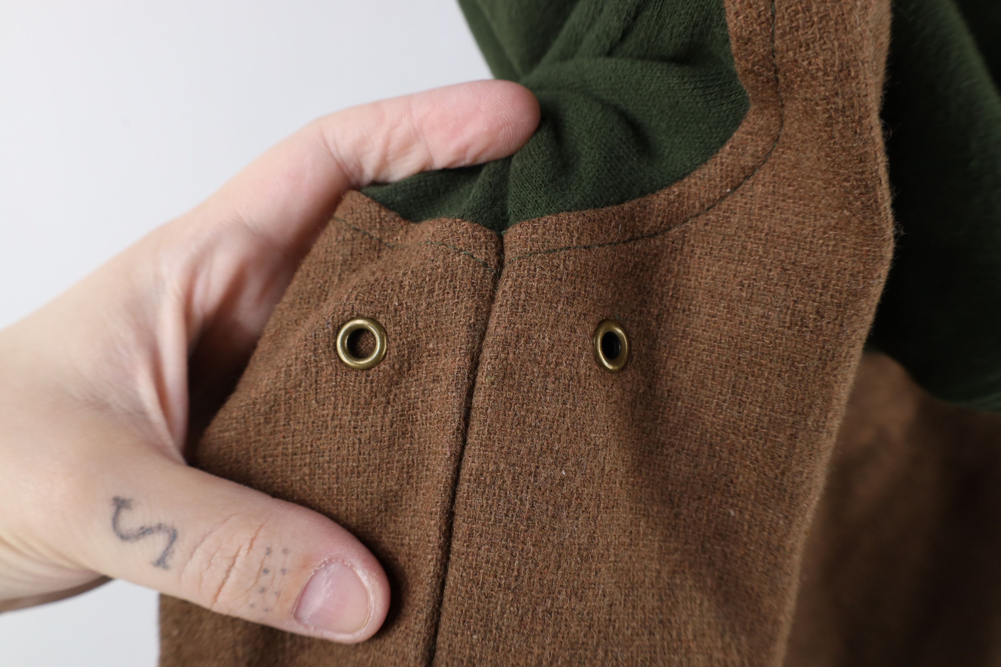 Vintage Vintage Streetwear Wool Blend Full Zip Hooded Parka Jacket Size US M / EU 48-50 / 2 - 11 Thumbnail