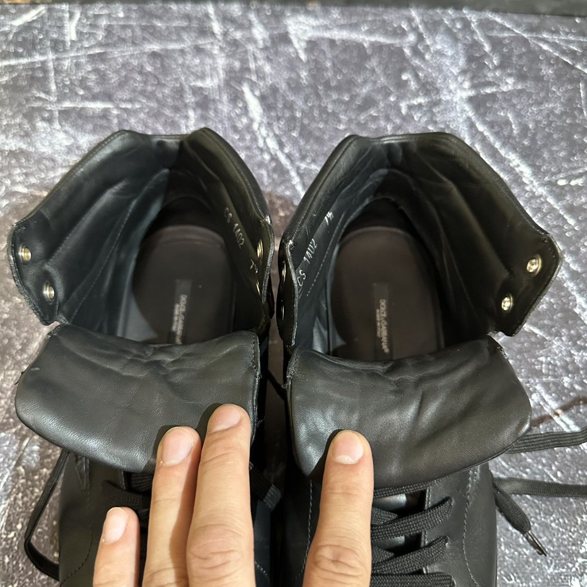 Dolce & Gabbana DOLCE & GABBANA Men’s Leather HITOP Shoes size 7.5 UK 26.5cm Size US 8.5 / EU 41-42 - 21 Thumbnail