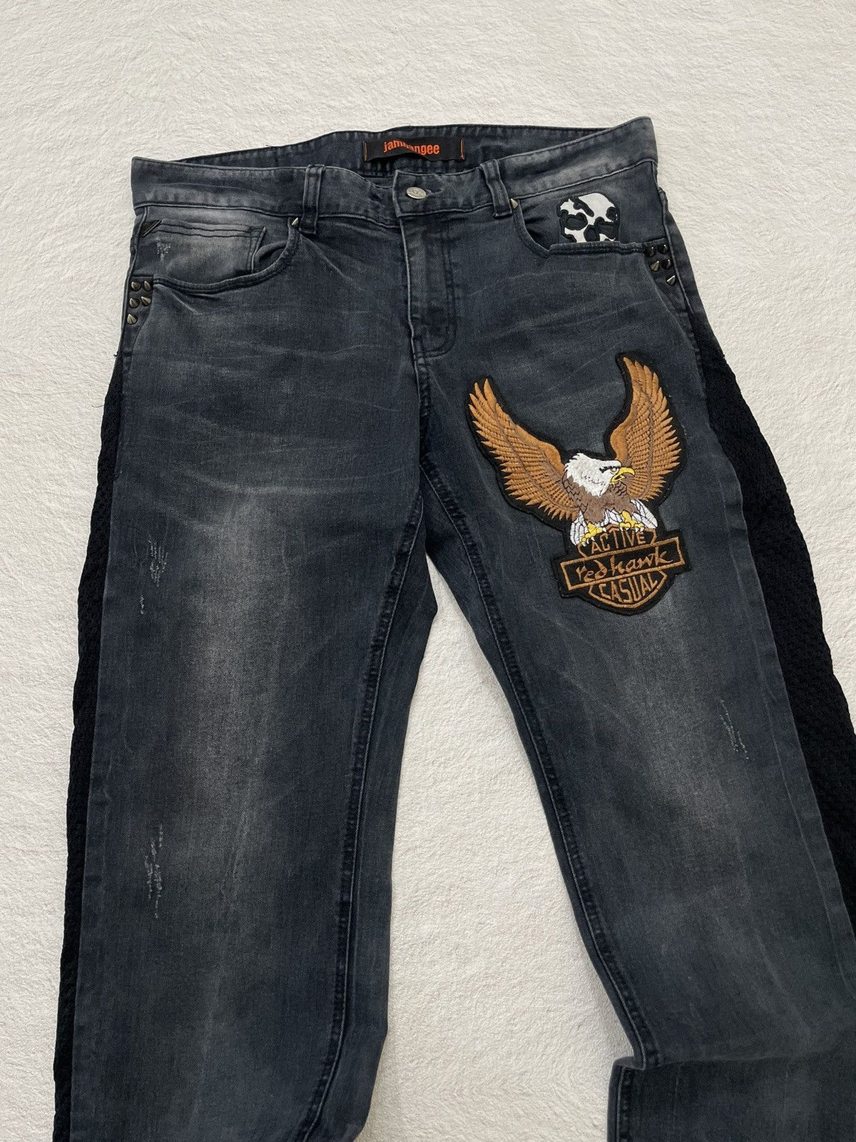 Hysteric Glamour 2000s jambange japan Wash studet denim y2k style Size US 32 / EU 48 - 2 Thumbnail