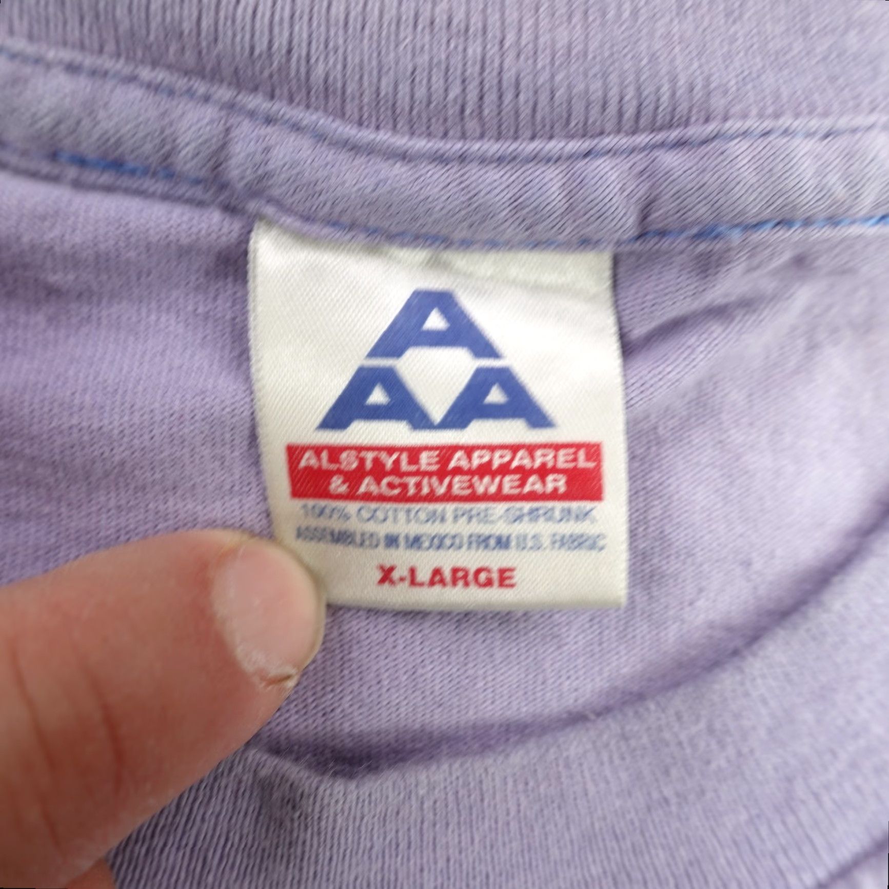 Vintage VINTAGE Alstyle Big Kahuna Hawaiian Shirt Men XL Purple Surfer Graphic Cotton Crewneck Short Sleeve Hawaii Aloha 90s 2000s Mens Size US XL / EU 56 / 4 - 7 Thumbnail