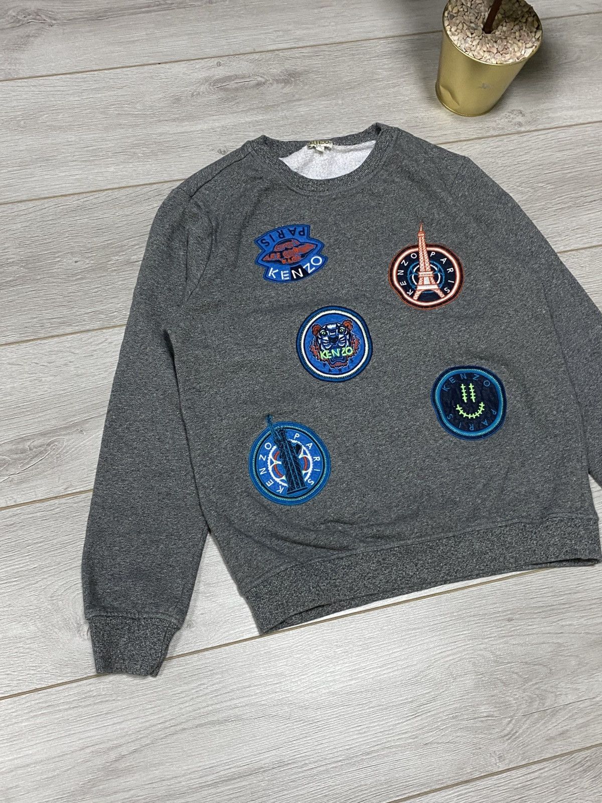 Kenzo Kenzo vintage multi logo sweatshirt tiger Size US XS / EU 42 / 0 - 3 Thumbnail