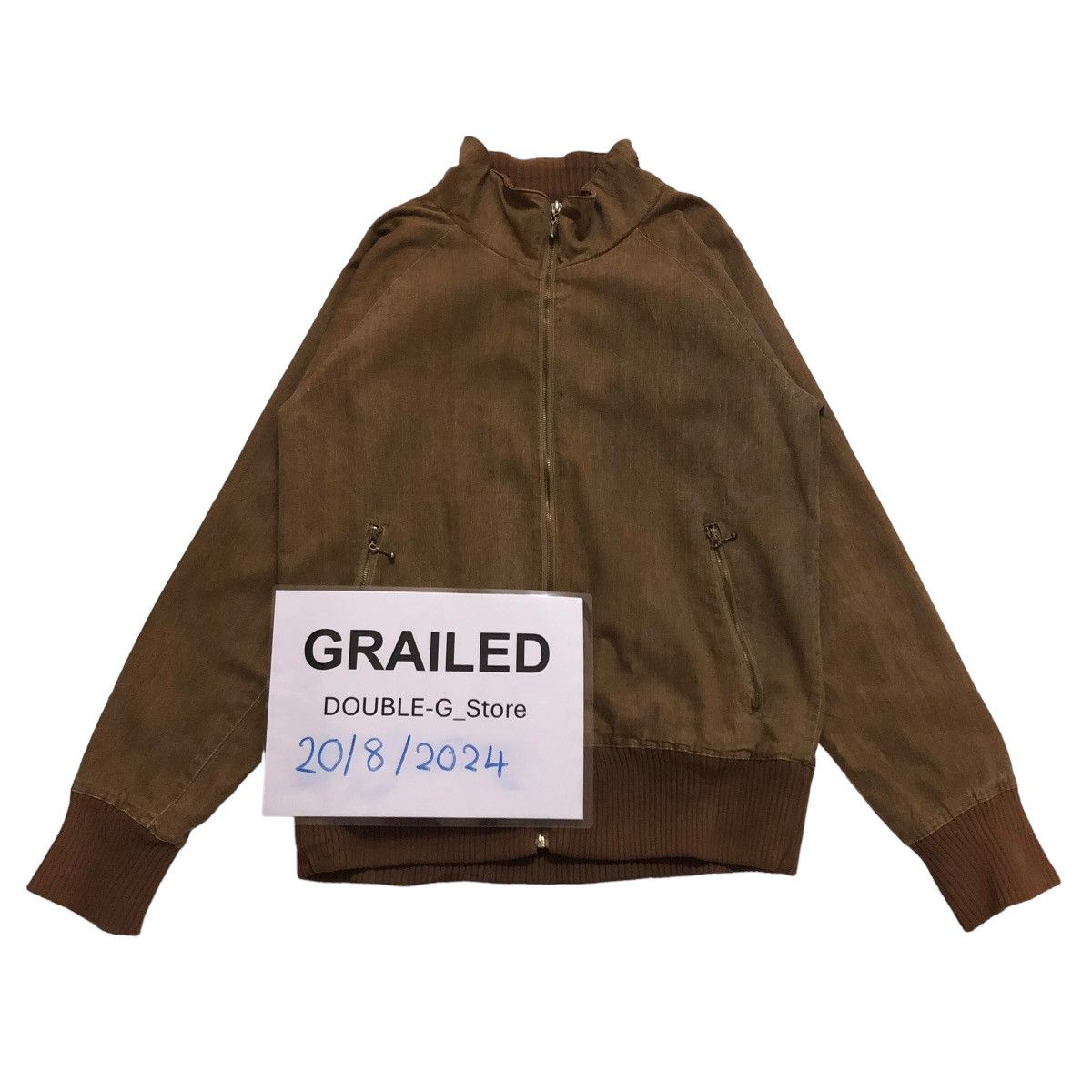 Japanese Brand 📌VINTAGE BOMBER JACKET BIKER HIGH COLLAR LENS CONCAVE Size US M / EU 48-50 / 2 - 1 Thumbnail