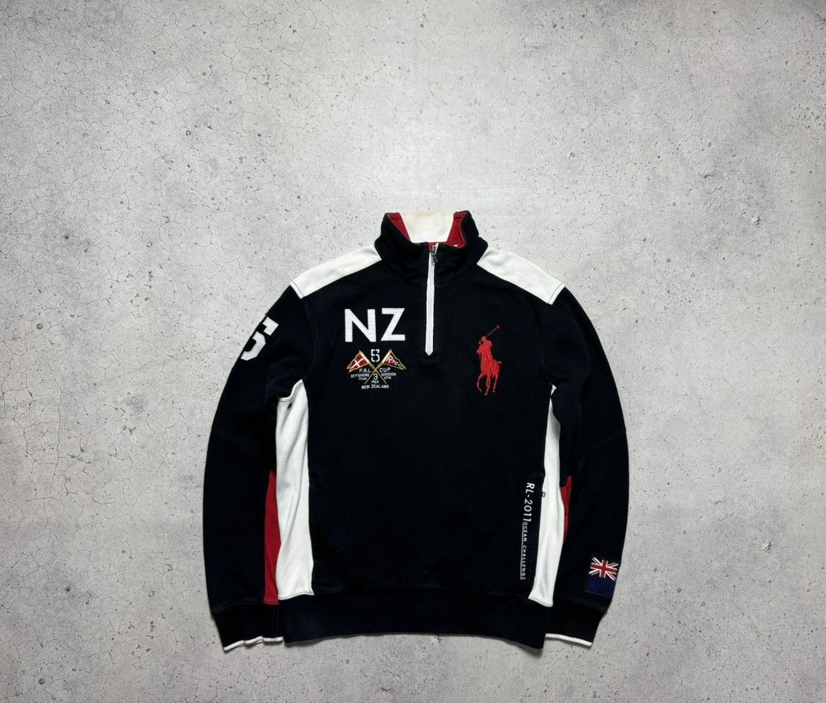 Polo Ralph Lauren Polo Ralph Lauren #5 New Zealand Big Pony Vintage Sweatshirt Size US M / EU 48-50 / 2 - 1 Thumbnail