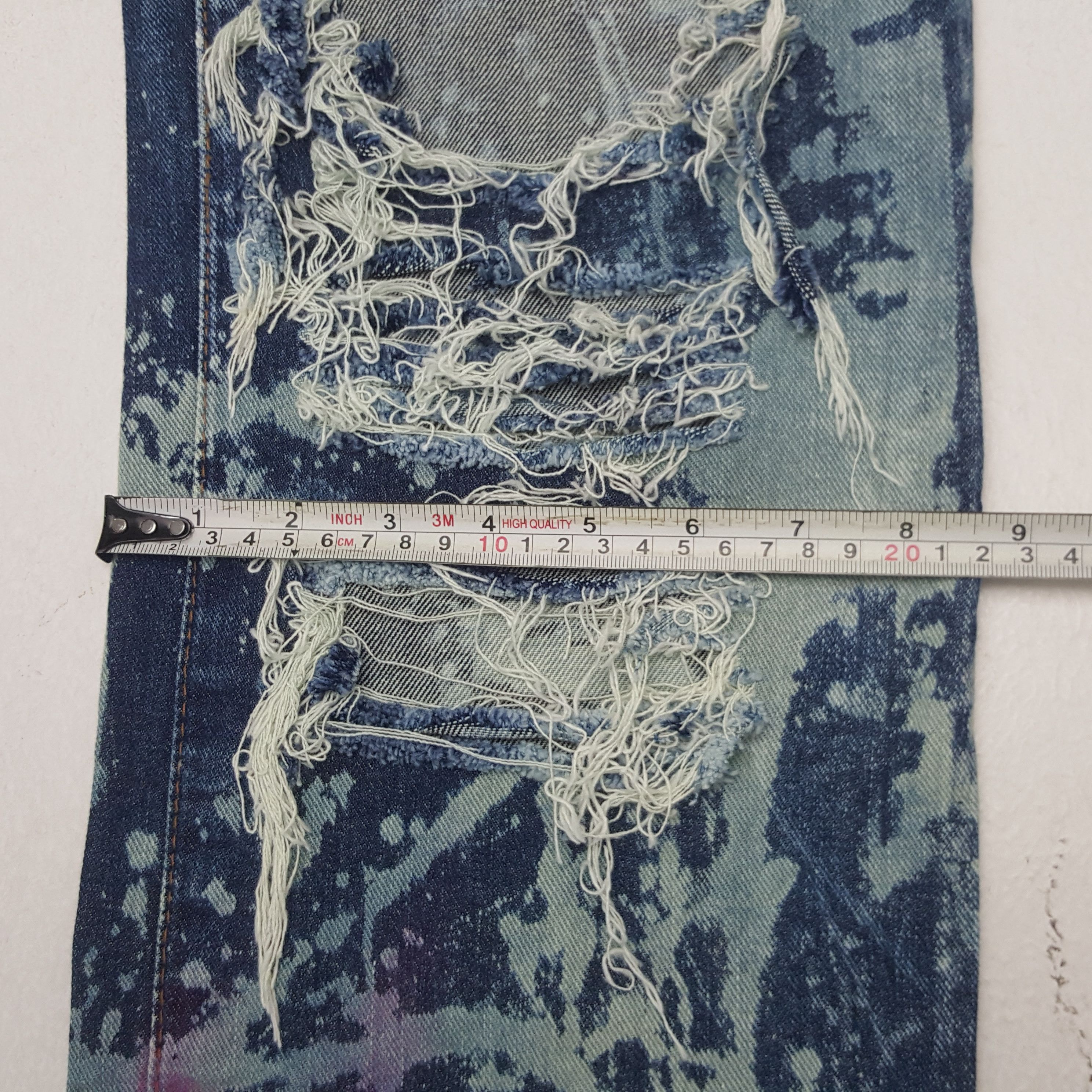 Japanese Brand × Vintage Vintage Japanese Art Acid Wash Distressed Denim Jeans Size US 32 / EU 48 - 10 Thumbnail