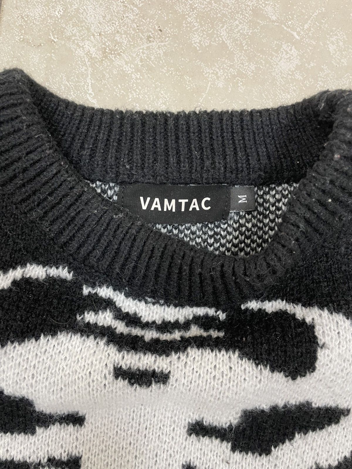 Japanese Brand Y2k Skull Knitted Sweatshirt Size US M / EU 48-50 / 2 - 3 Thumbnail