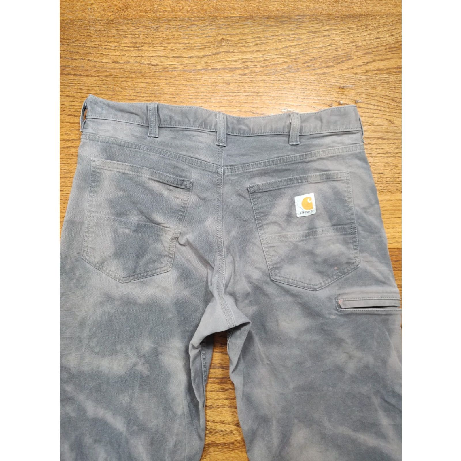 Carhartt Carhartt Pants Acid Wash Tie Dye Gravel Gray 34x30 Relaxed Fit 5-Pocket Canvas Mens Workwear Grunge Retro 80s Size US 34 / EU 50 - 3 Thumbnail