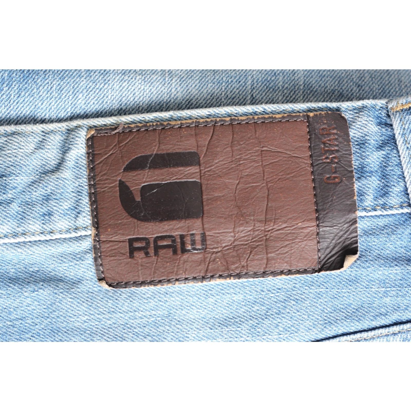G-Star VINTAGE G-Star 3301 Jeans Denim Shorts Men SIZE 31 Bermuda Regular Blue Denim Casual Spring Summer Mens Size US 31 - 3 Thumbnail