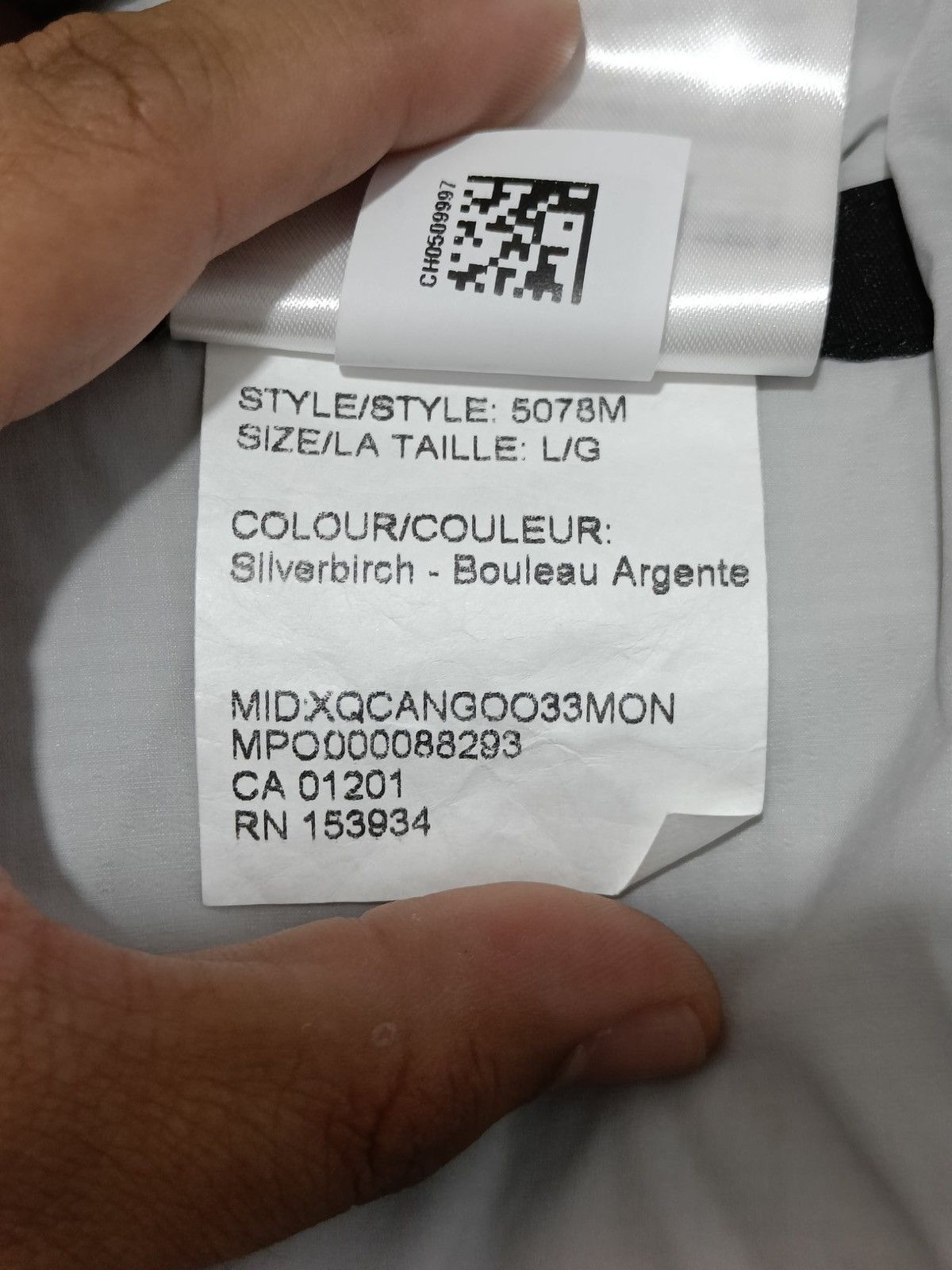 Canada Goose CANADA GOOSE (SILVER BRICH) Size US L / EU 52-54 / 3 - 16 Thumbnail