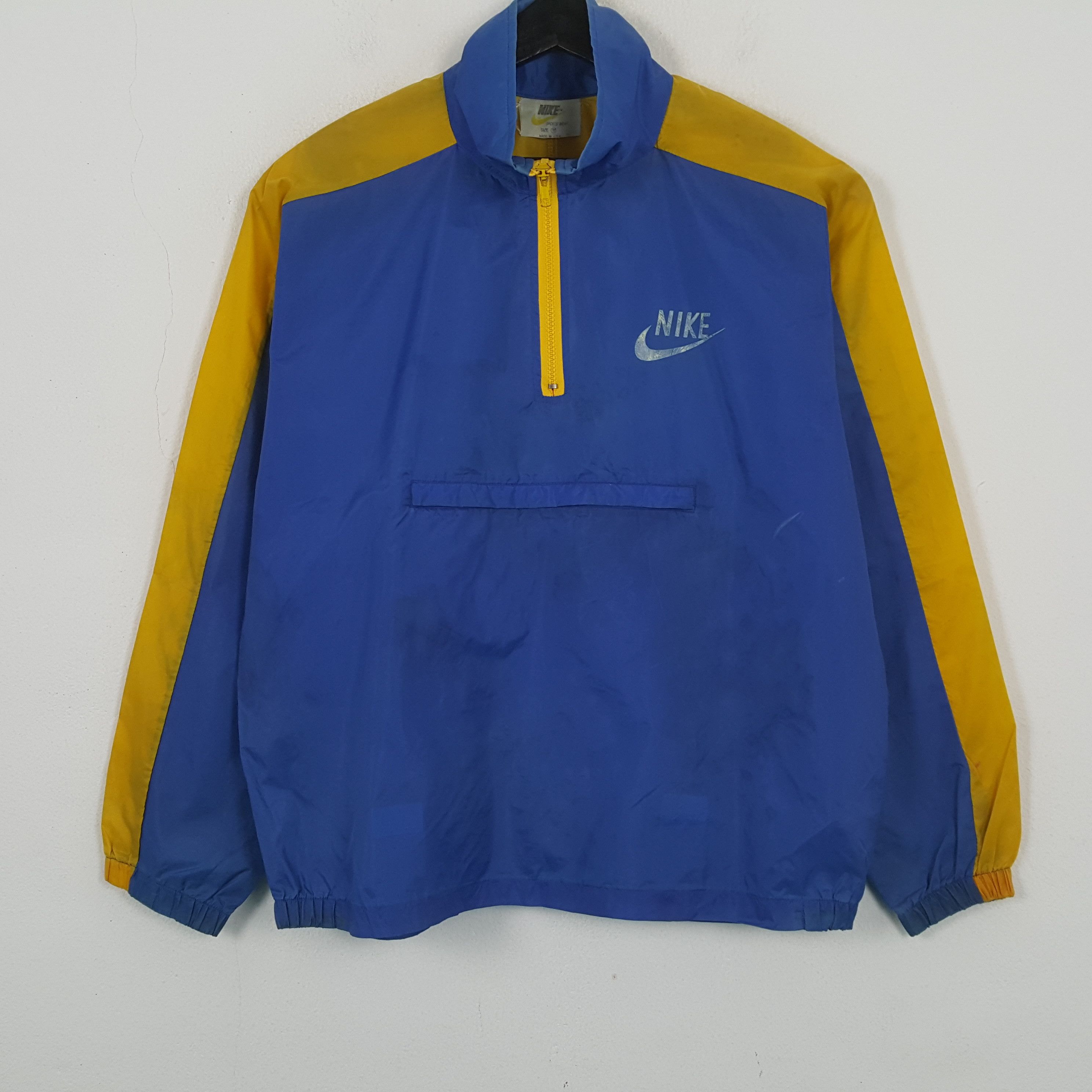 Nike Nike Sportswear Style Half Zipper Windbreaker Jacket RR10 Size US L / EU 52-54 / 3 - 3 Thumbnail