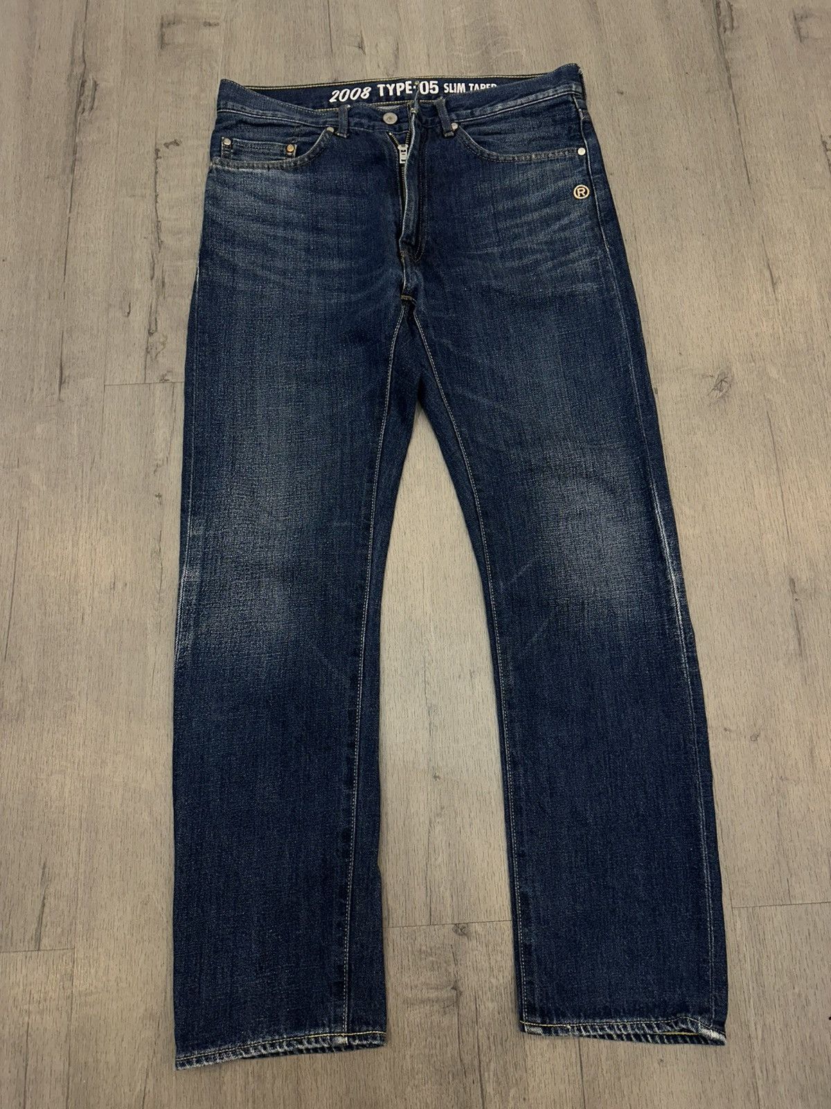 Bape A Bathing Ape (BAPE) Selvedge Denim Jeans – Ape Head Pocket Size US 32 / EU 48 - 2 Thumbnail