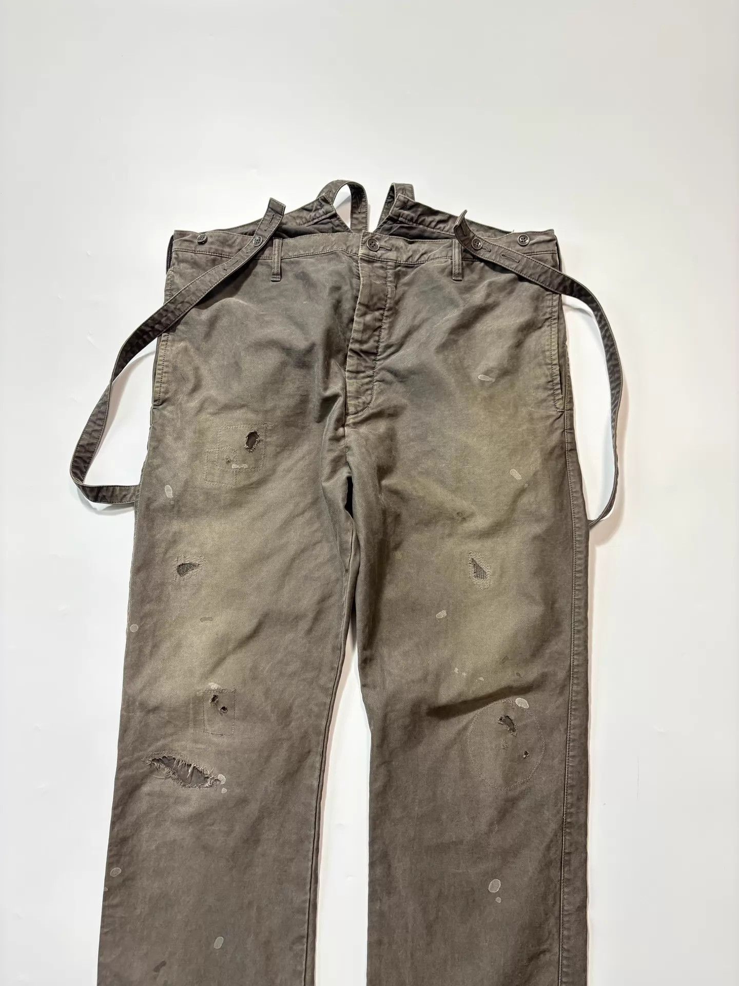 Visvim VISVIM TRAVAILLER BRACES PANTS DMGD 3 95 New Size US 34 / EU 50 - 3 Thumbnail