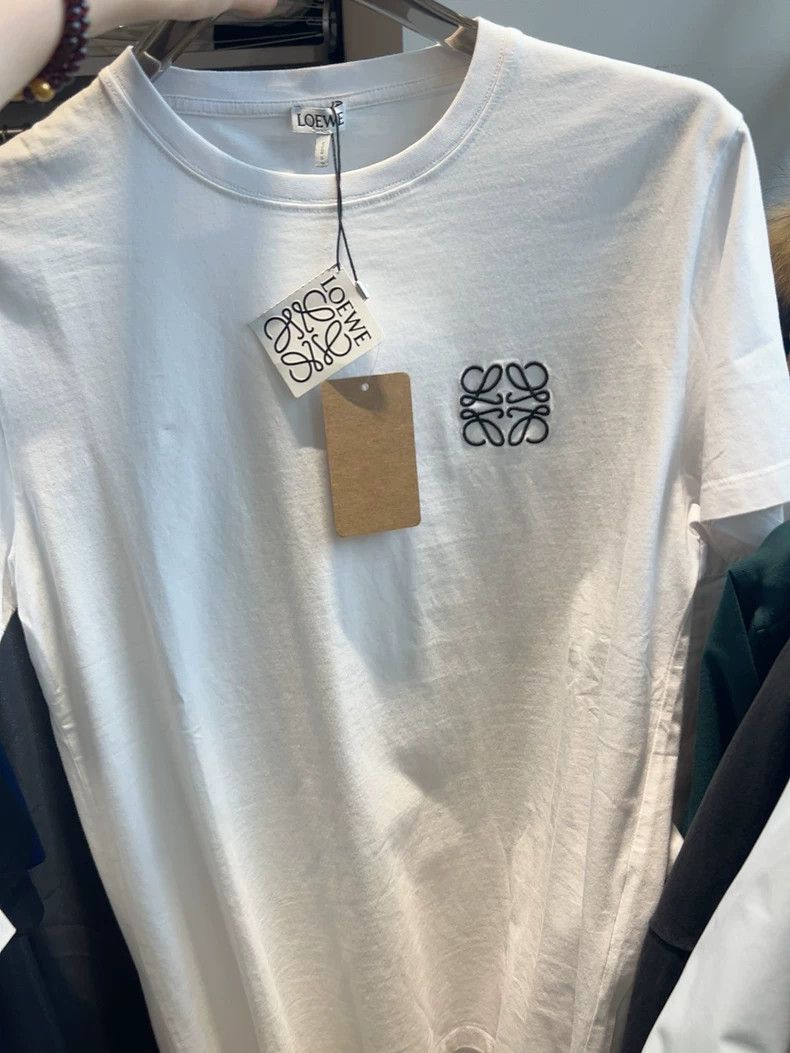 Loewe LOEWE Embroidered cotton round neck short sleeve T-shirt Size US S / EU 44-46 / 1 - 1 Thumbnail