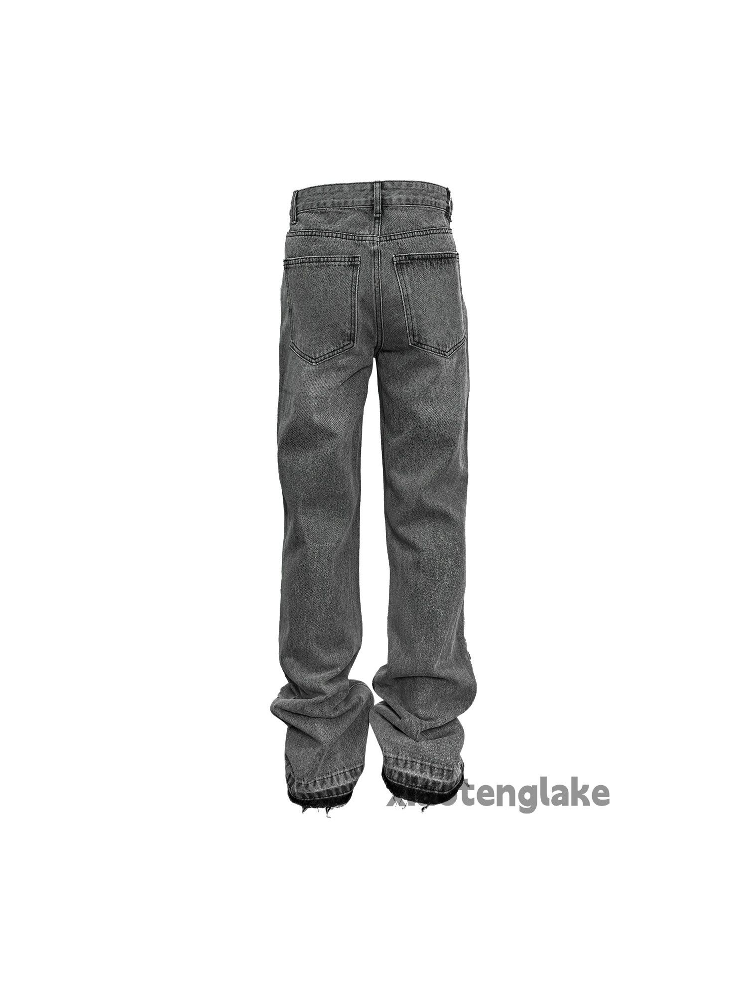 Jean × Vintage washed faded punk grunge bootcut flared yuppie jeans Size US 32 / EU 48 - 6 Thumbnail