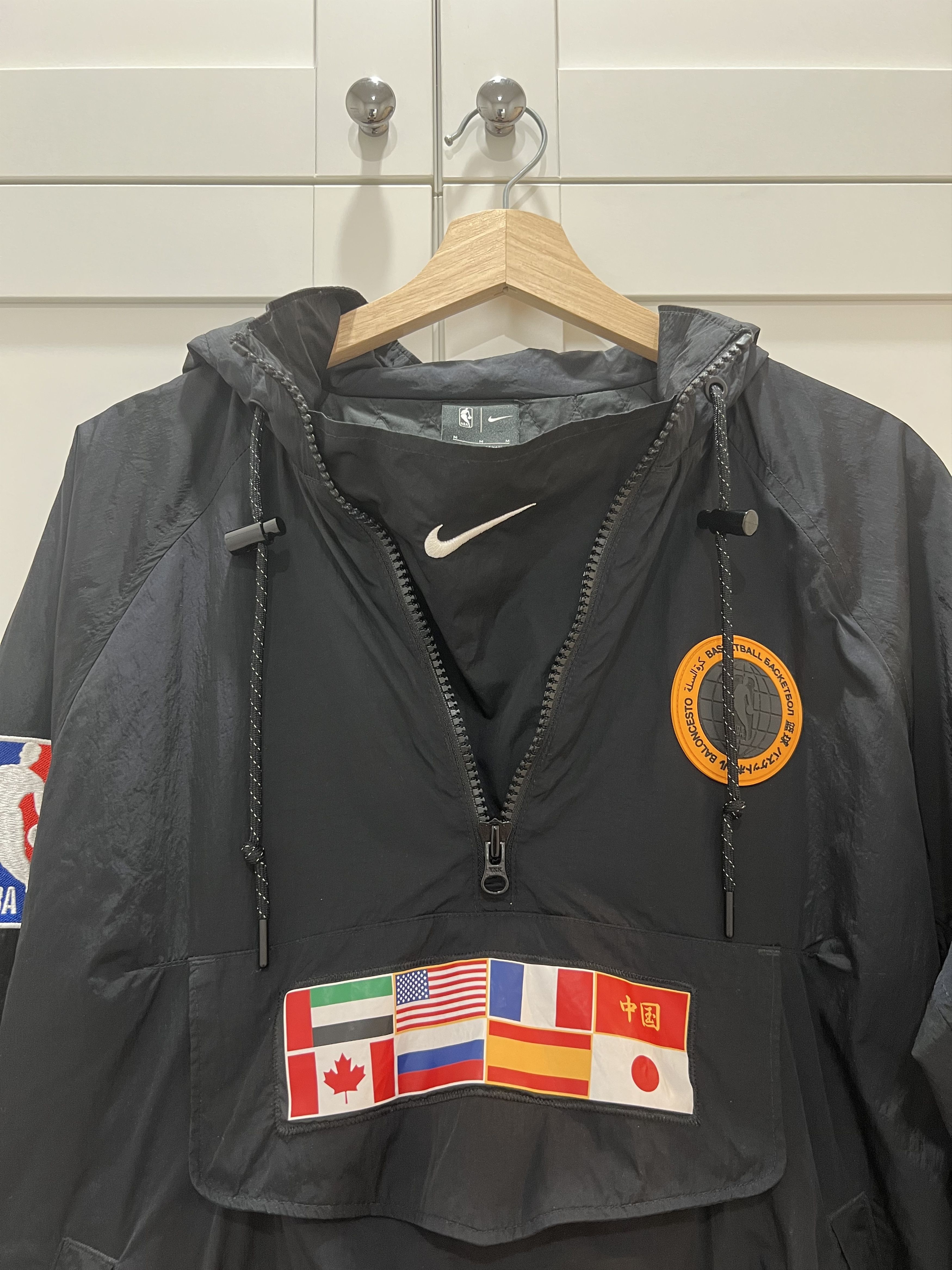 Nike × Vintage Nike Black NBA Team 31 Courtside Half-Zip Jacket Size US M / EU 48-50 / 2 - 3 Thumbnail