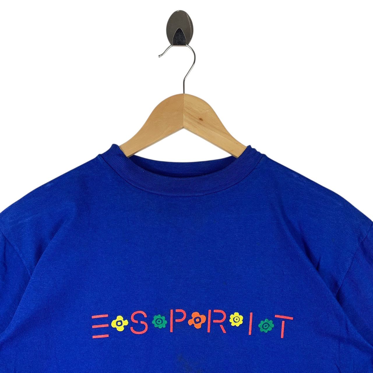 Esprit Vintage 90s Esprit Logo Floral Graphic Tee Size US S / EU 44-46 / 1 - 2 Thumbnail