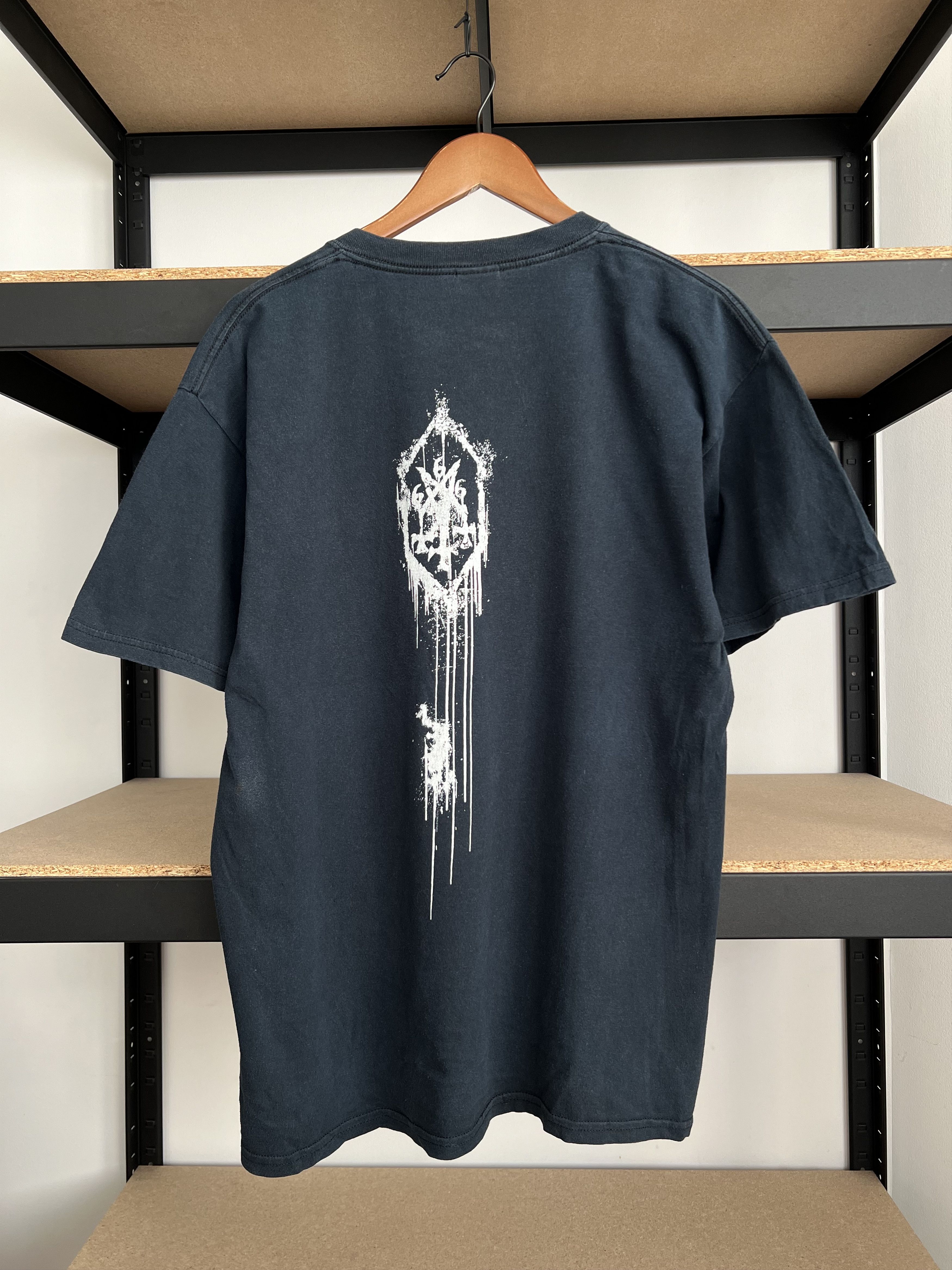Band Tees Vintage 2000s Gorgoroth Black Metal Band 666 Black T-shirt Size US L / EU 52-54 / 3 - 4 Thumbnail