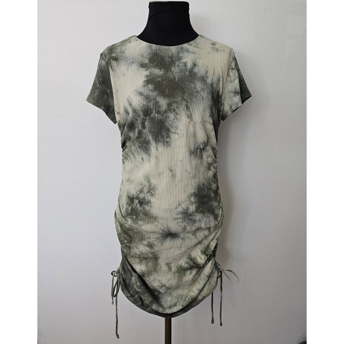 PRINCESS POLLY Princess Polly Green Keana Tie Dye Mini Dress US 12/ AU 16 Size XL / US 12-14 / IT 48-50 - 4 Thumbnail