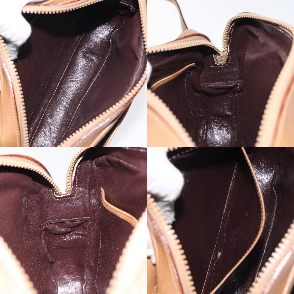 Gucci GUCCI Micro GG Canvas Shoulder Bag Brown Gold Size ONE SIZE - 12 Thumbnail
