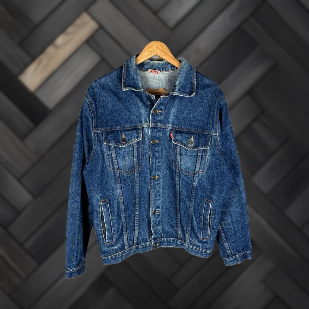 Levi's Levi's Denim Jacket Blue Cotton Size S Men’s Vintage Jacket Size US S / EU 44-46 / 1 - 1 Thumbnail
