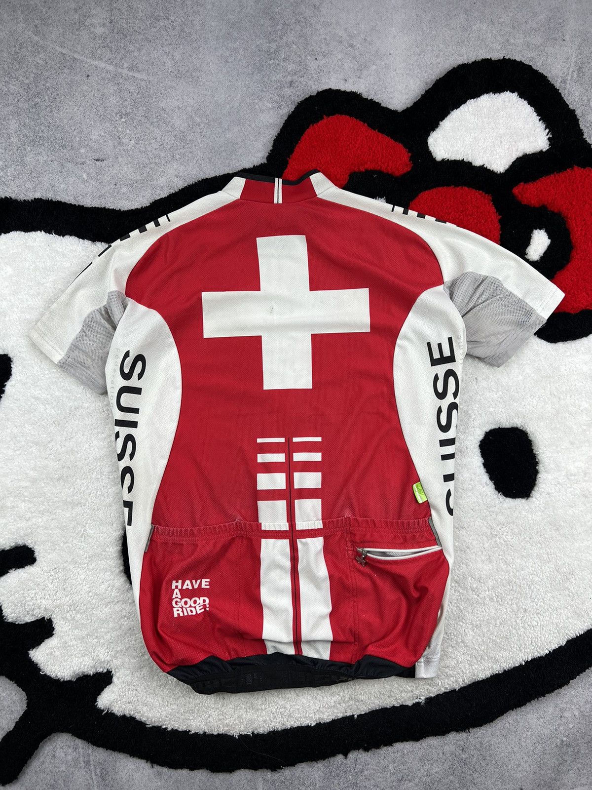 Vintage Vintage Assos Switzerland Team Cycling Racing Jersey Size US XS / EU 42 / 0 - 11 Thumbnail
