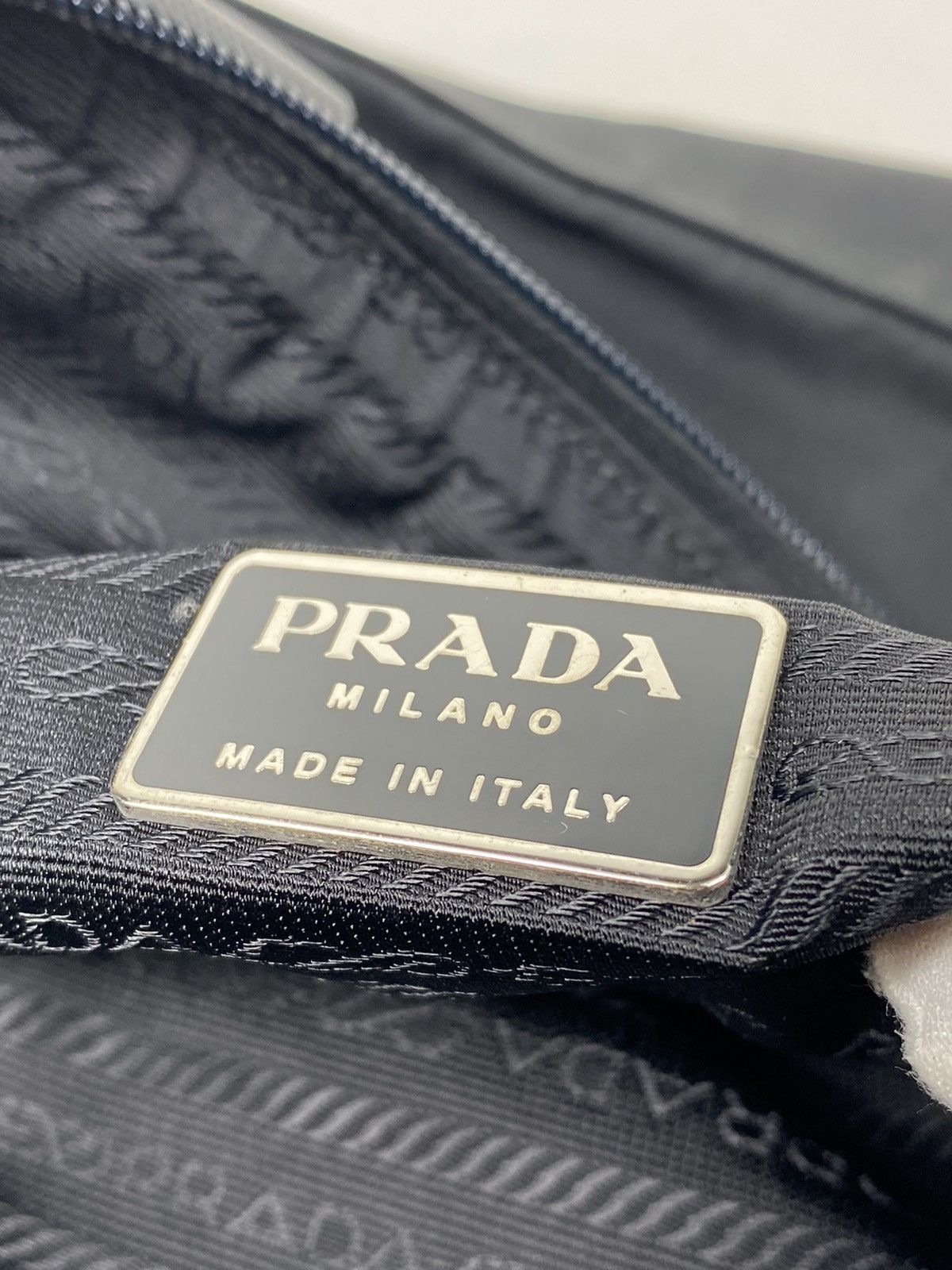 Prada Prada Tessuto Nero Nylon Hand Bag Size ONE SIZE - 10 Thumbnail