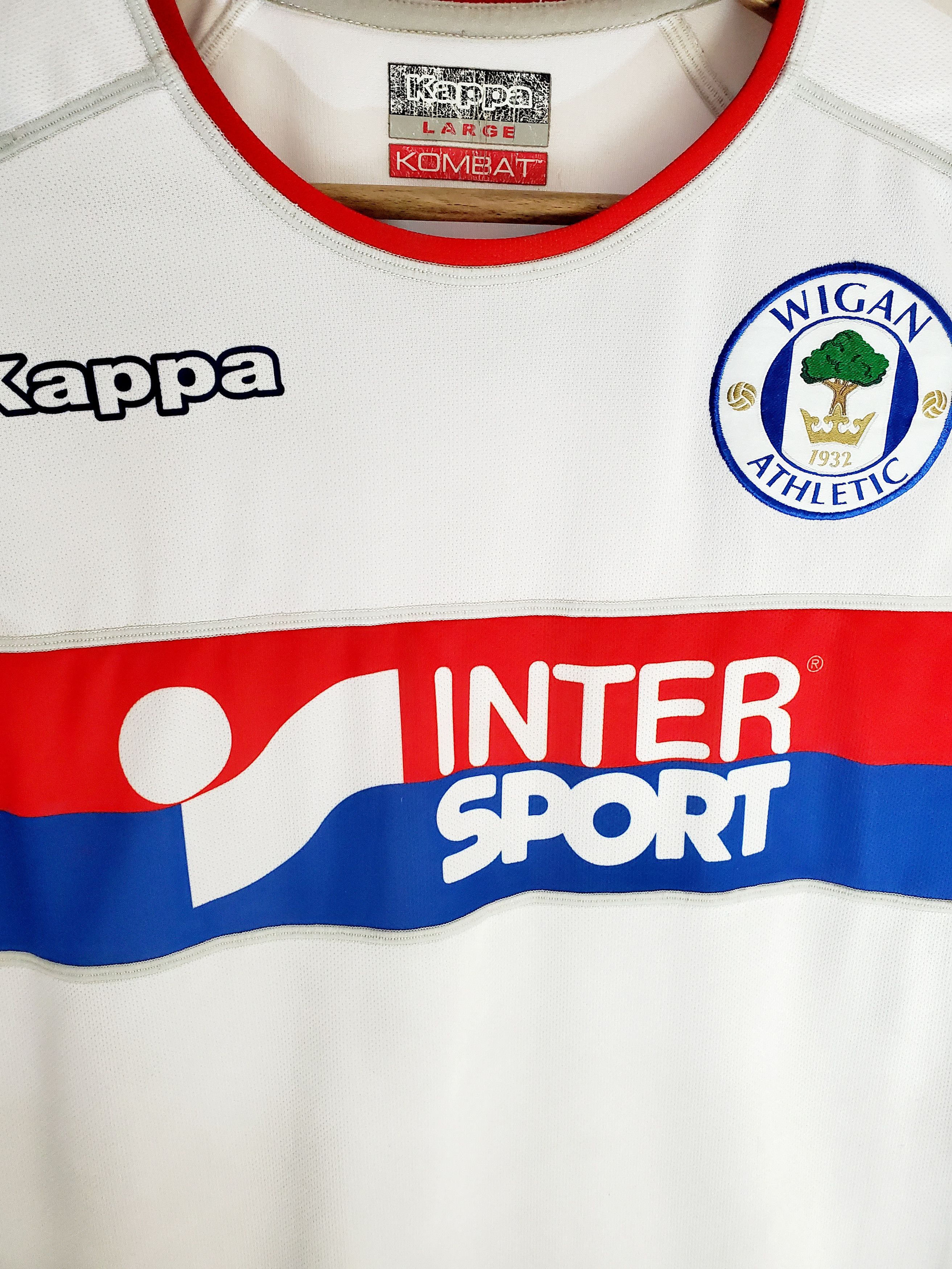 Kappa FC WIGAN ATHLETIC 2016/2017 kappa soccer jersey L Size US L / EU 52-54 / 3 - 2 Thumbnail
