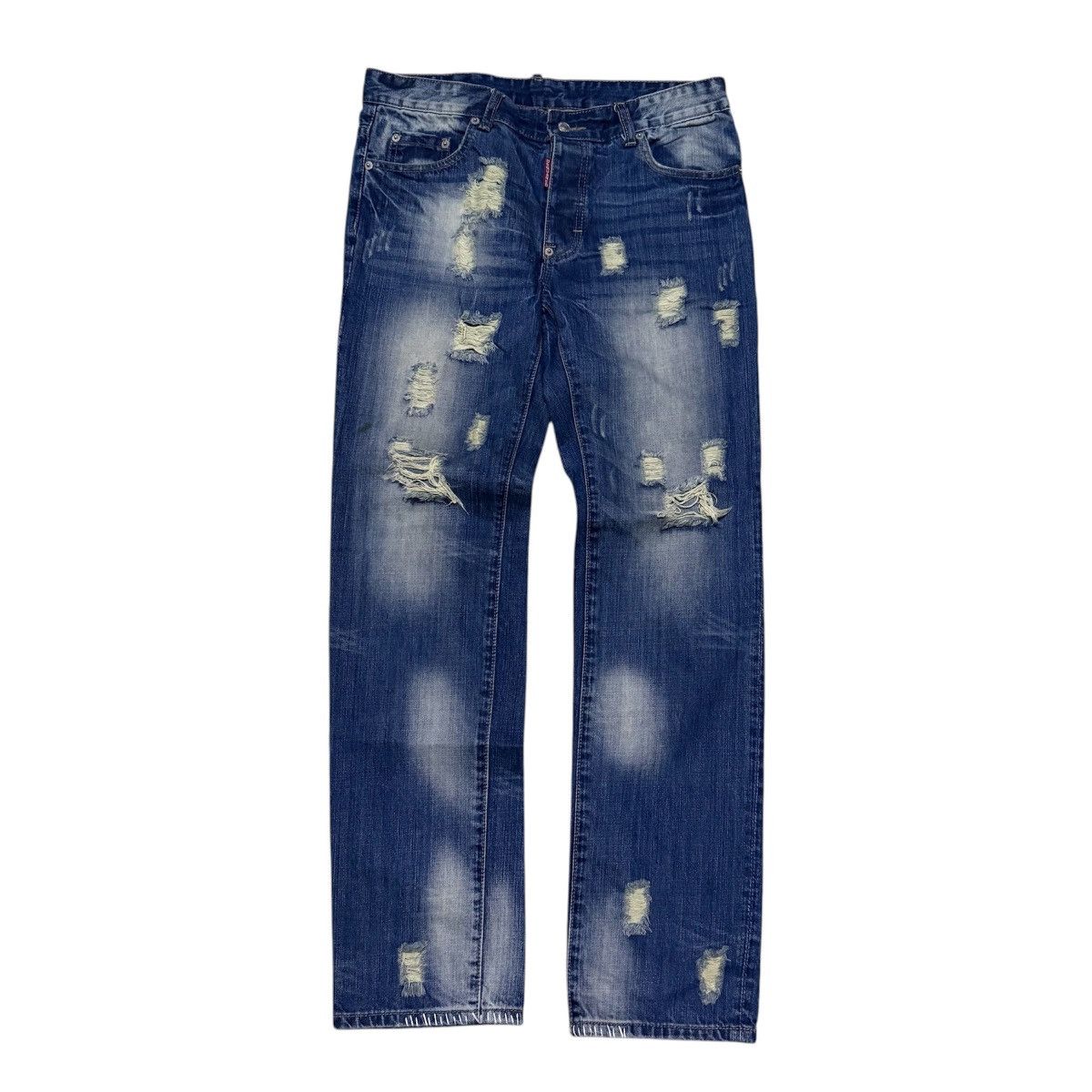 Dsquared2 Dsquared Distressed Denim Jeans Size US 34 / EU 50 - 1 Thumbnail