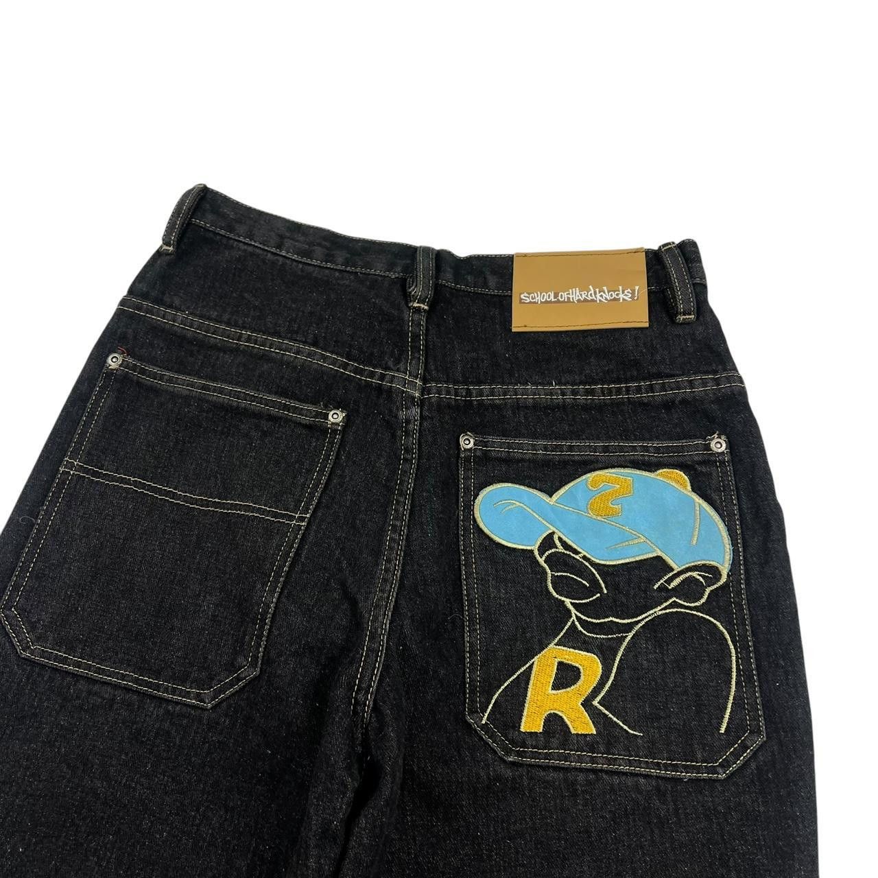 Other Vintage Sohk School Of Hard Knocks Baggy Jeans - Waist: 30” Size US 30 / EU 46 - 3 Thumbnail