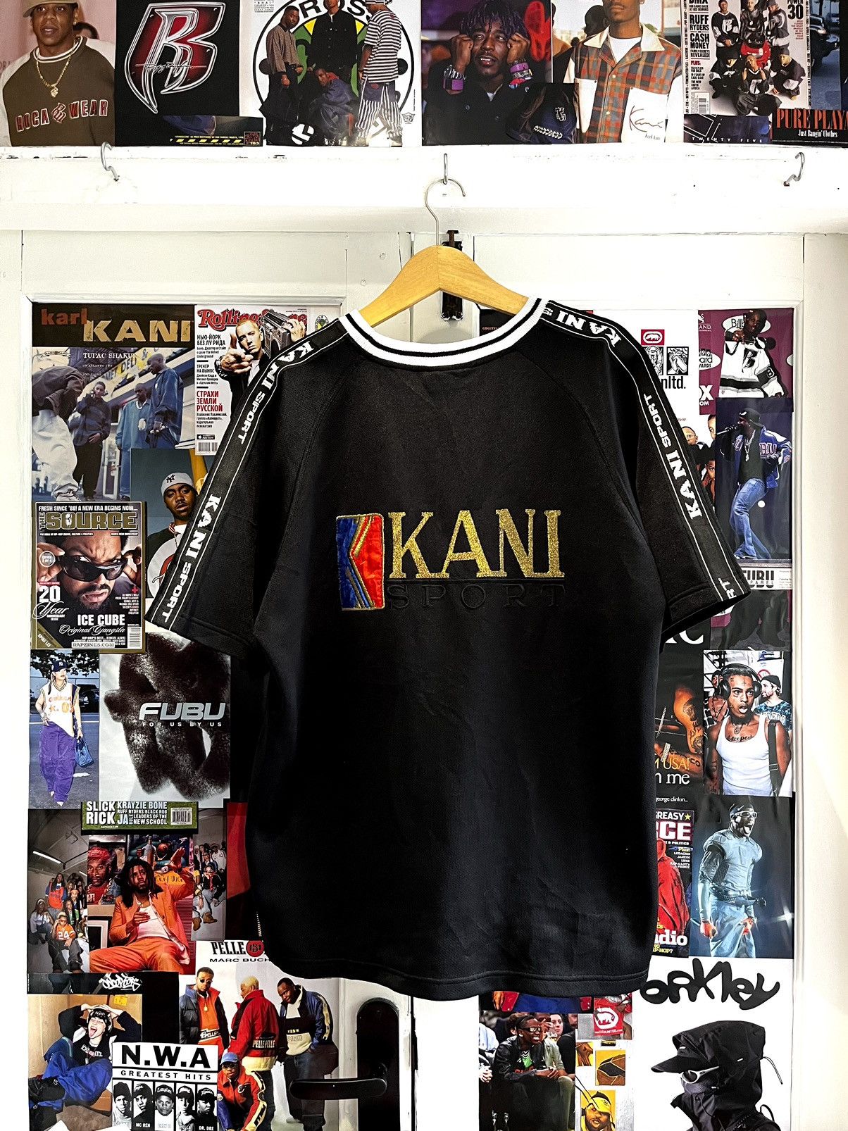 Karl Kani × Vintage 2000’S HIPHOP JERSEY KARL KANI SPORT Size US XL / EU 56 / 4 - 4 Thumbnail