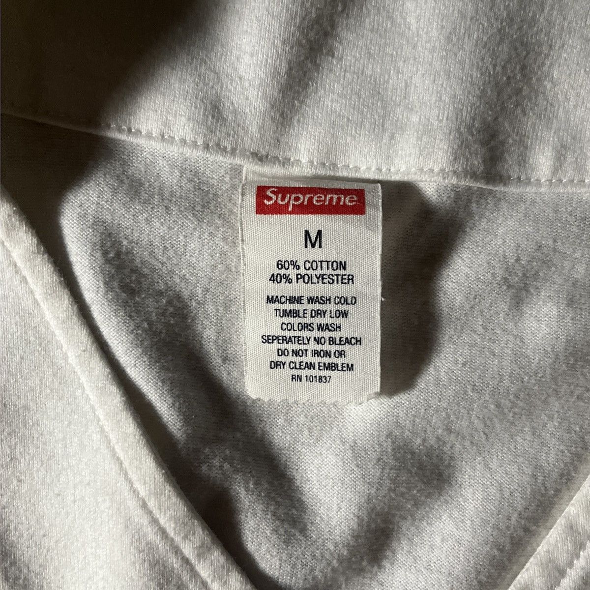 Supreme × Vintage SUPREME M.C. ESCHER COTTON BASEBALL JERSEY WHITE Size M Size US M / EU 48-50 / 2 - 3 Thumbnail
