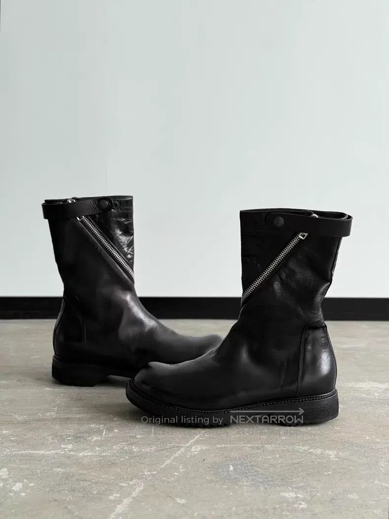 Rick Owens Rick Owens Spiral zipper military boots| Size US 5.5 / IT 35.5 - 1 Thumbnail