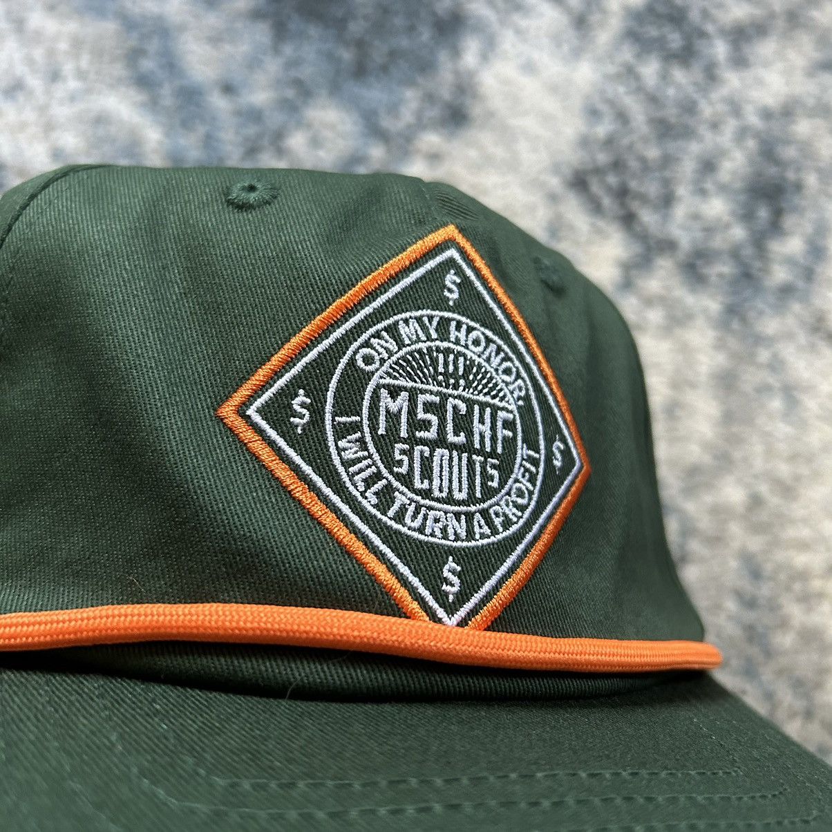 MSCHF MSCHF SCOUTS ROPE HAT STRAPBACK EMBLEM SEAL UNiFORM Size ONE SIZE - 6 Thumbnail