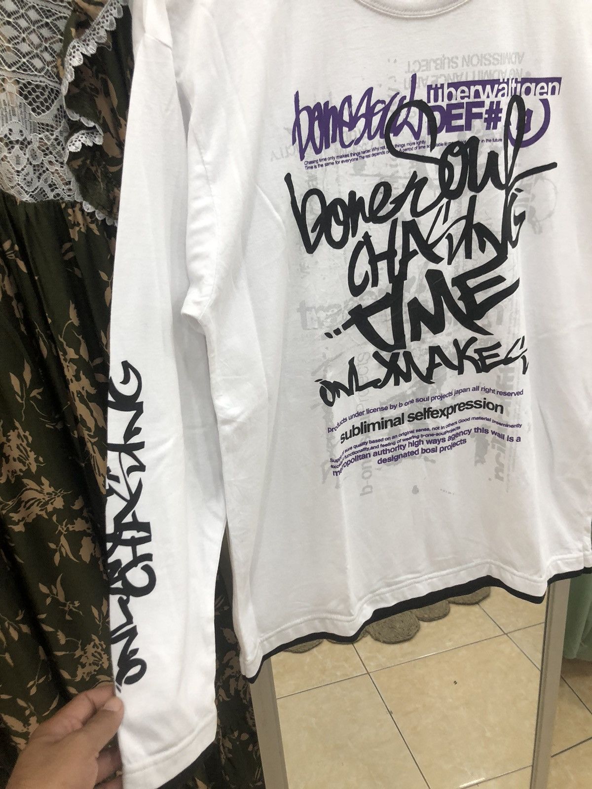If Six Was Nine × Japanese Brand × Le Grande Bleu (L.G.B.) Y2K B One Soul Double Layer Longsleeve Size US L / EU 52-54 / 3 - 2 Thumbnail