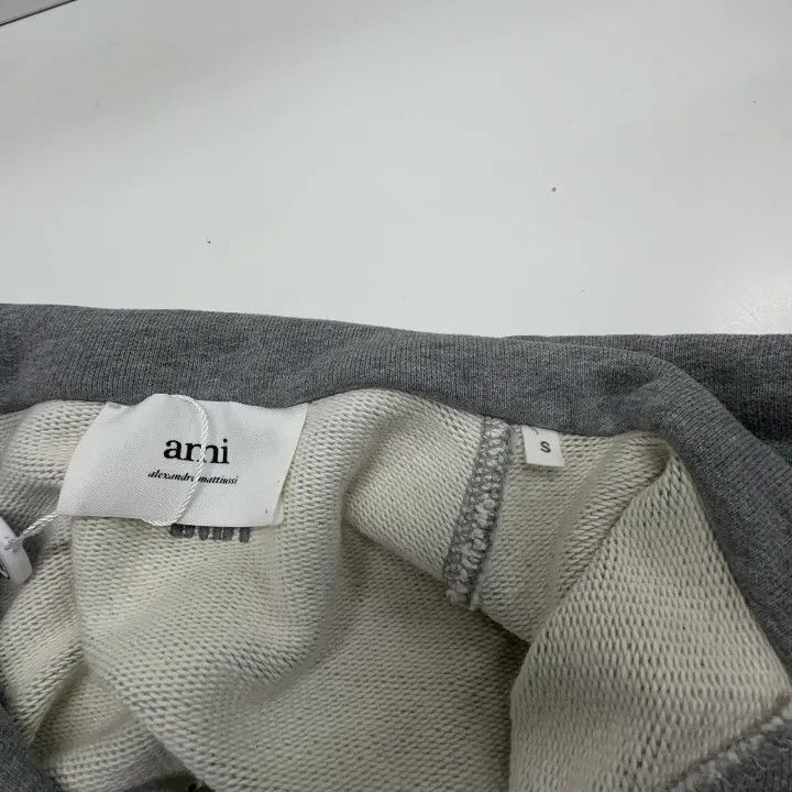 AMI AMIPARIS FW22 Logo Heart Half-Zip Sweatshirt -2507 Size US S / EU 44-46 / 1 - 5 Thumbnail