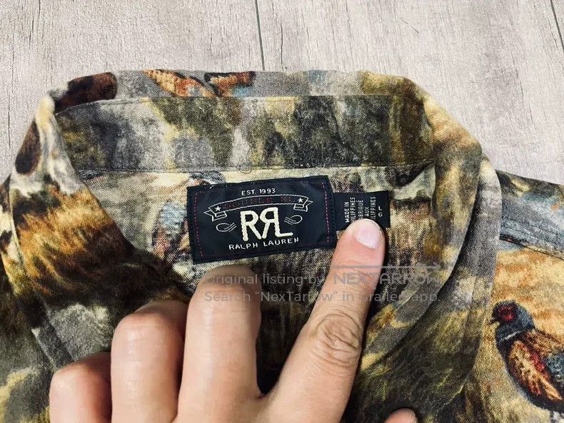 RRL Ralph Lauren RRL Ralph Lauren Beautiful Canvas Hunting Shirt Size US L / EU 52-54 / 3 - 6 Thumbnail