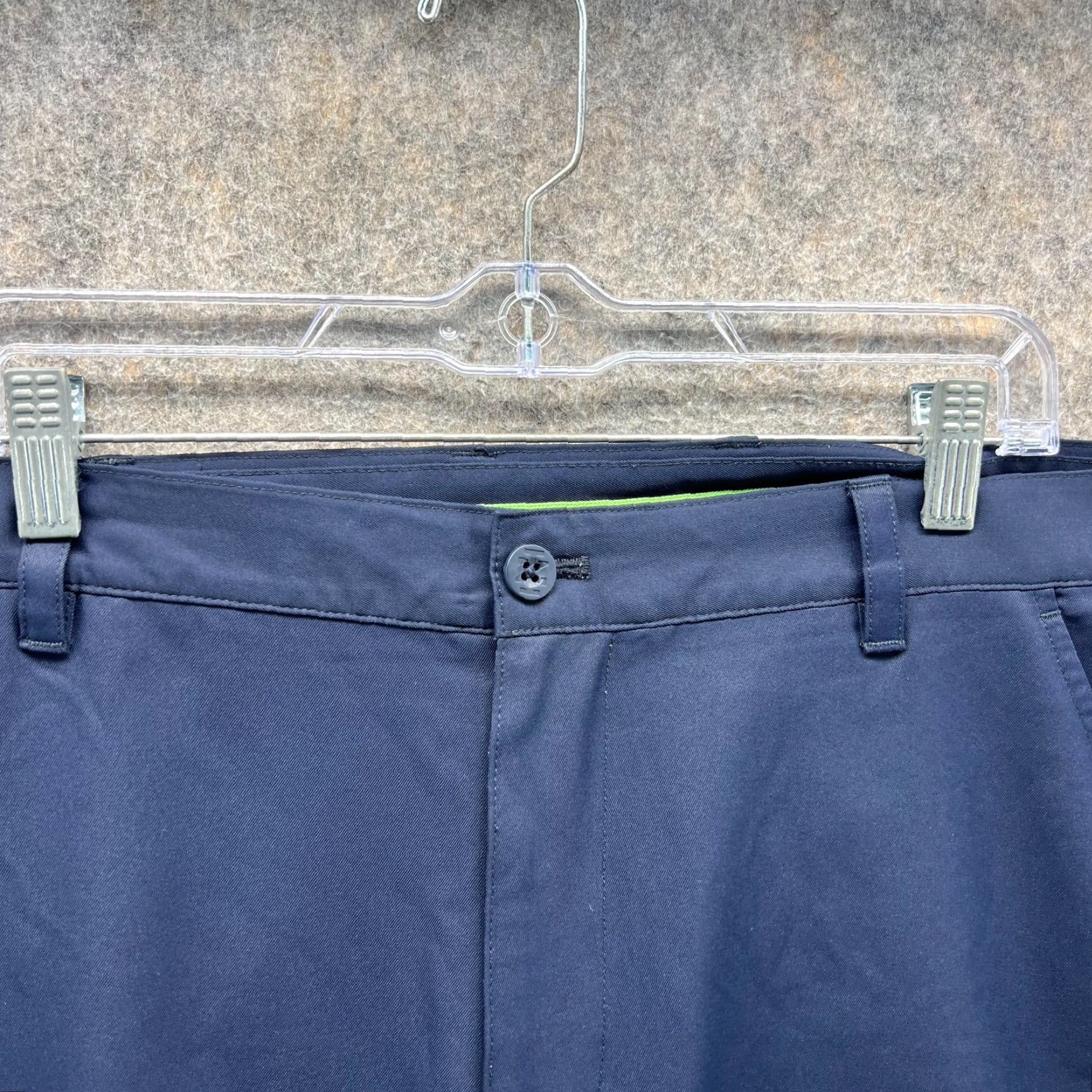 Izod Izod Pants Men 38x32 Chino Flat Front Athletic Black Jeans? (Note: "Jeans" not in original) Size US 38 / EU 54 - 5 Thumbnail