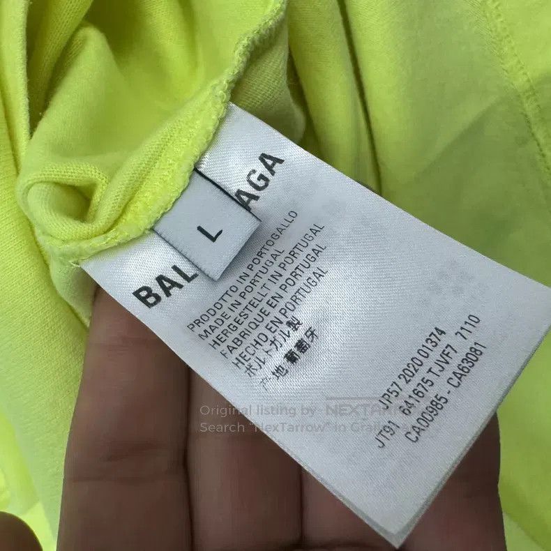 Balenciaga Balenciaga Coca-Cola Short Sleeve Neon Green Size US L / EU 52-54 / 3 - 3 Thumbnail