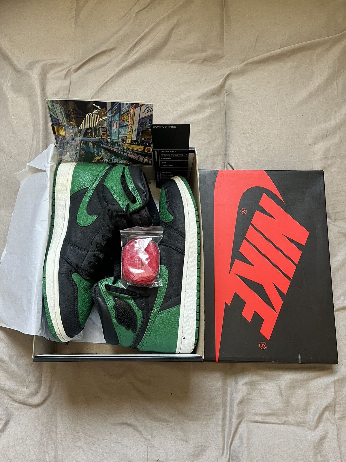 Jordan Brand × Nike Jordan 1s Pine Green 2.0 Size US 9.5 / EU 42-43 - 1 Thumbnail