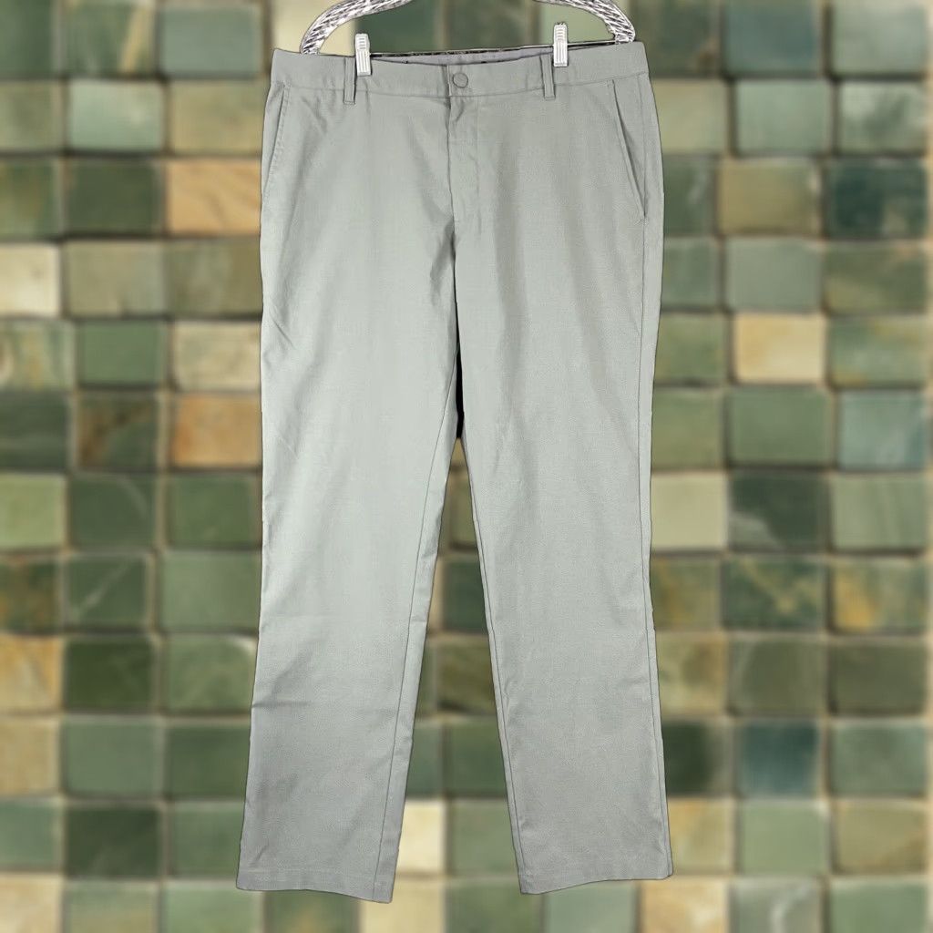Puma PUMA Chino Pants Men’s 36x32 Gray Regular Fit Trousers Size US 36 / EU 52 - 1 Thumbnail