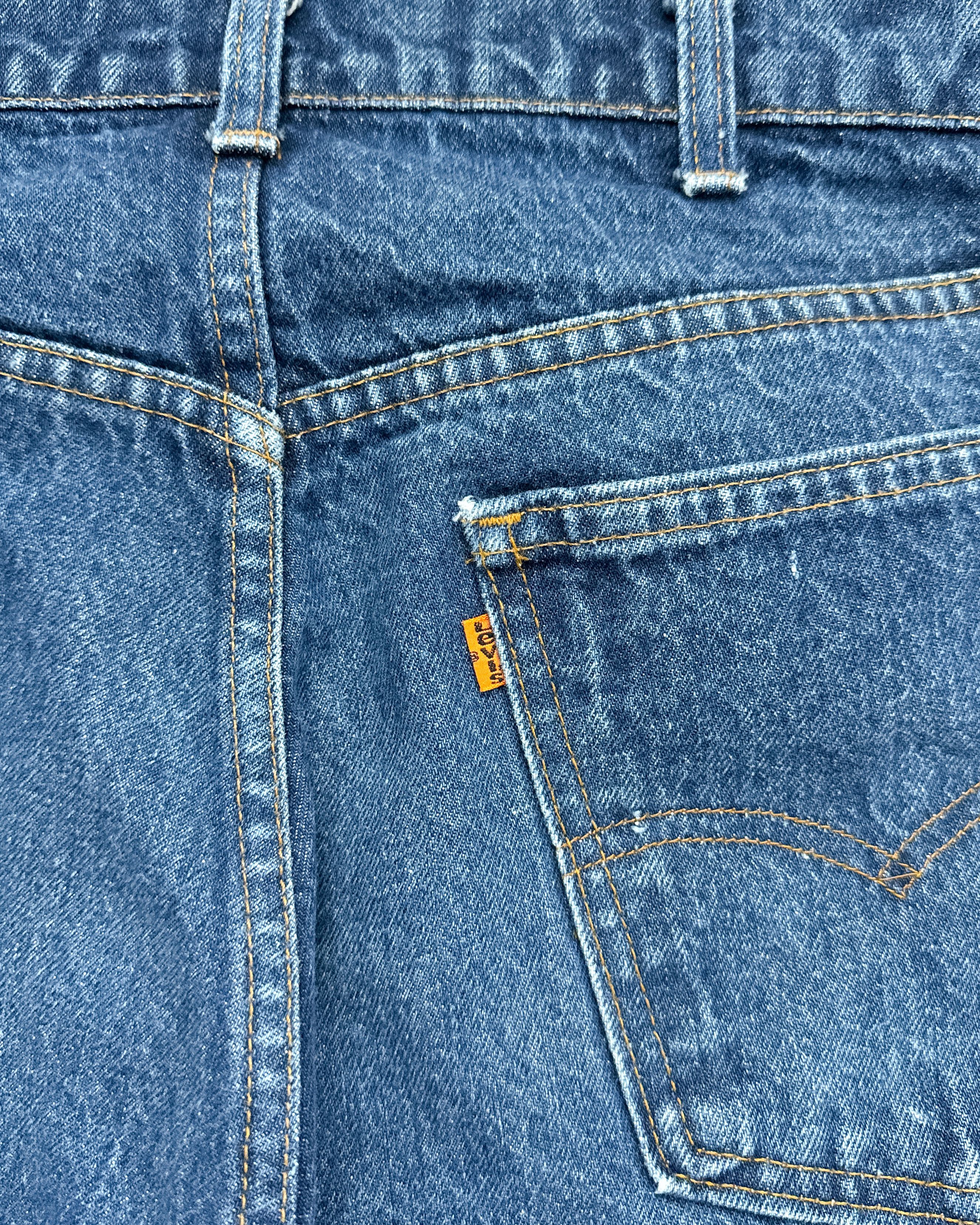Levi's Vintage 1970s Levi's 505 Jeans Orange Tab Straight Leg 33 Size US 33 - 9 Thumbnail